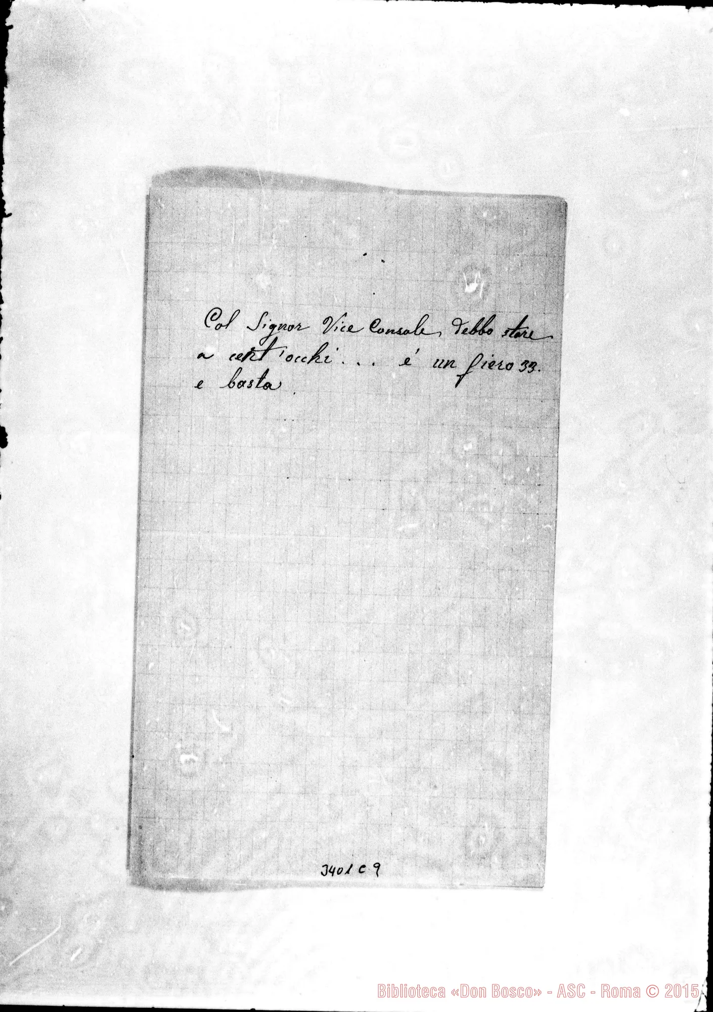 Fotogramma C 9 — Don Giuseppe Oddone-Don Durando. Briga, 10-12-1901