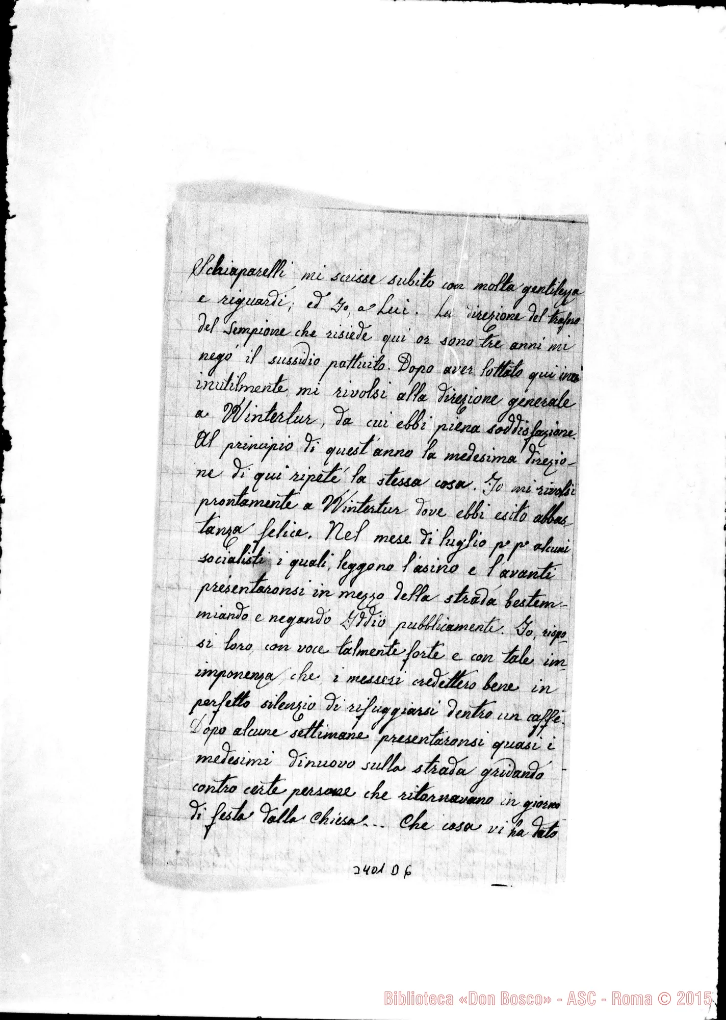 Fotogramma D 6 — Don Giuseppe Oddone-Don Durando. Naters, 10-11-1905