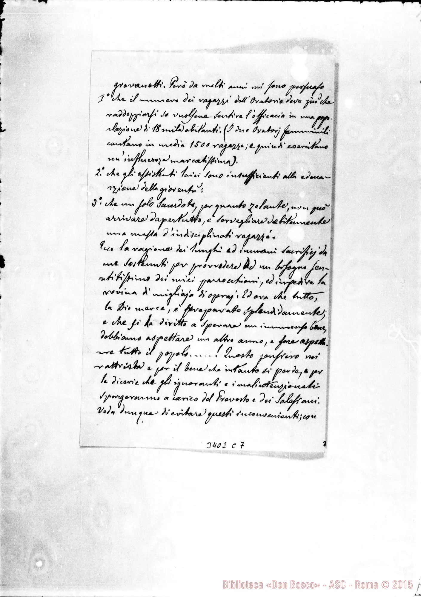 Fotogramma C 7 — Don Giuseppe Tettamanti-Rev.do Sig. Busto A., 26-09-1895