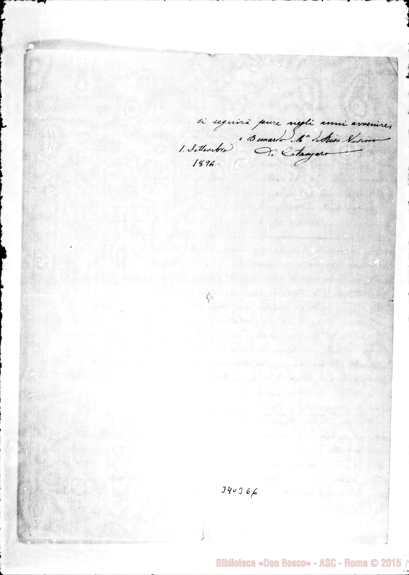 Fotogramma E 6 — Catanzaro: Convenzione: due stesure, 1894
