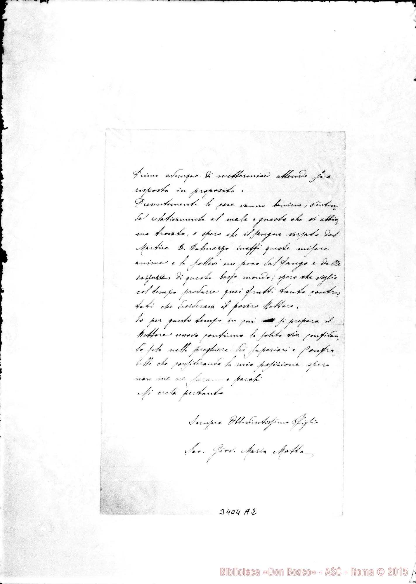 Fotogramma A 2 — Don Giov. Maria Motta-Don Durando. Catanzaro, 20-03-1895