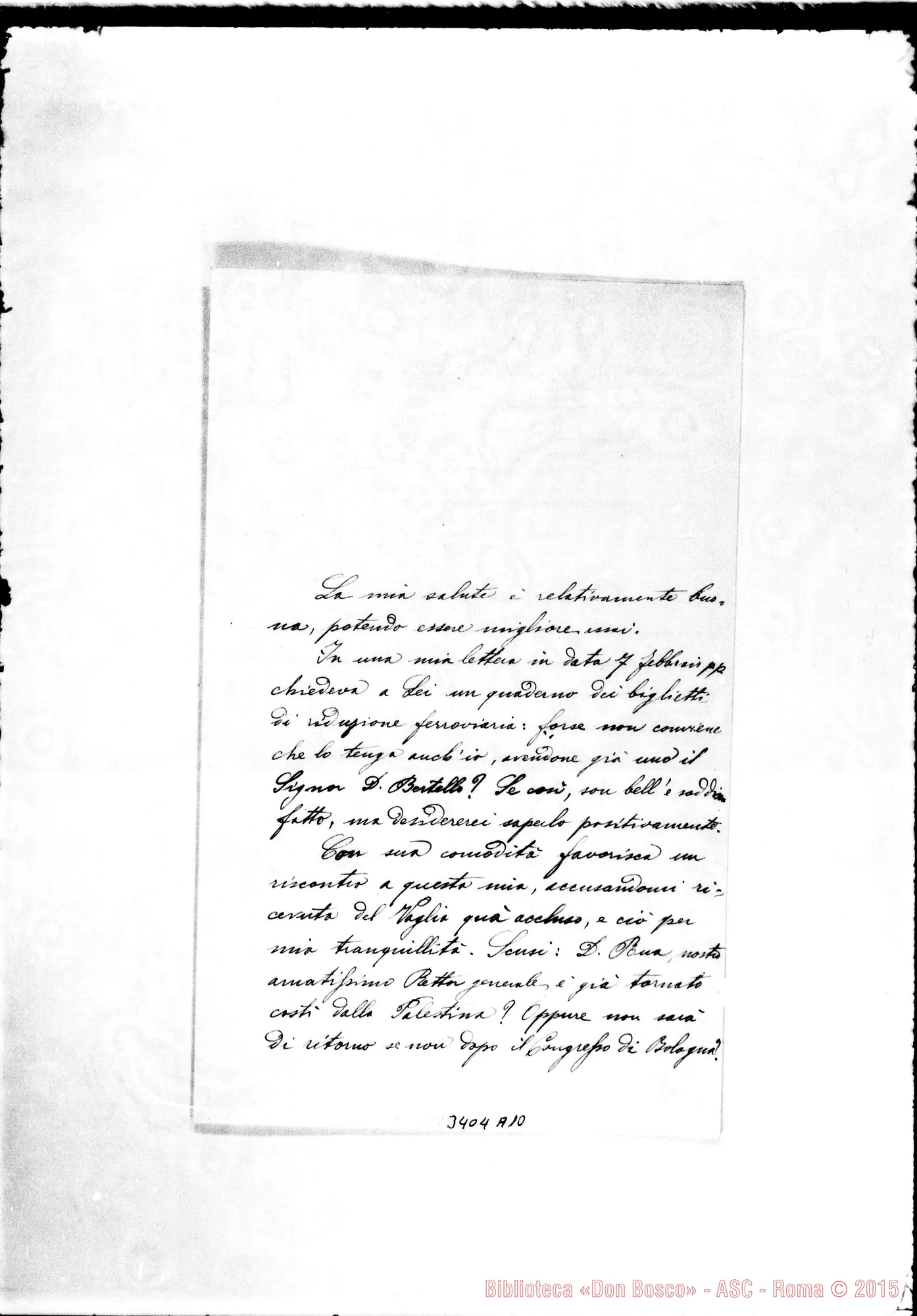 Fotogramma A 10 — Don Bielli Alberto-Don Belmonte. Catanzaro, 3-04-1895