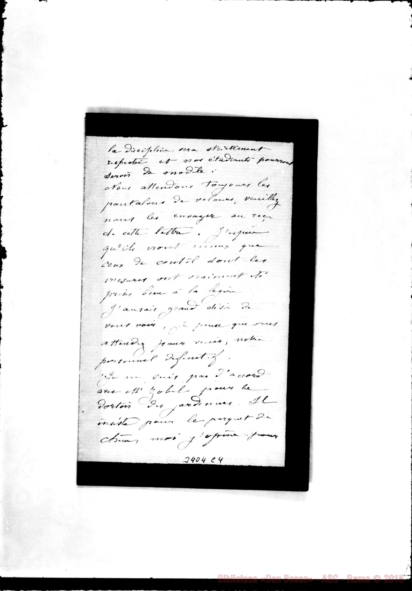 Fotogramma C 4 — A. Potron-Monsieur le Supérieur. Courcelles, 24-09-1893