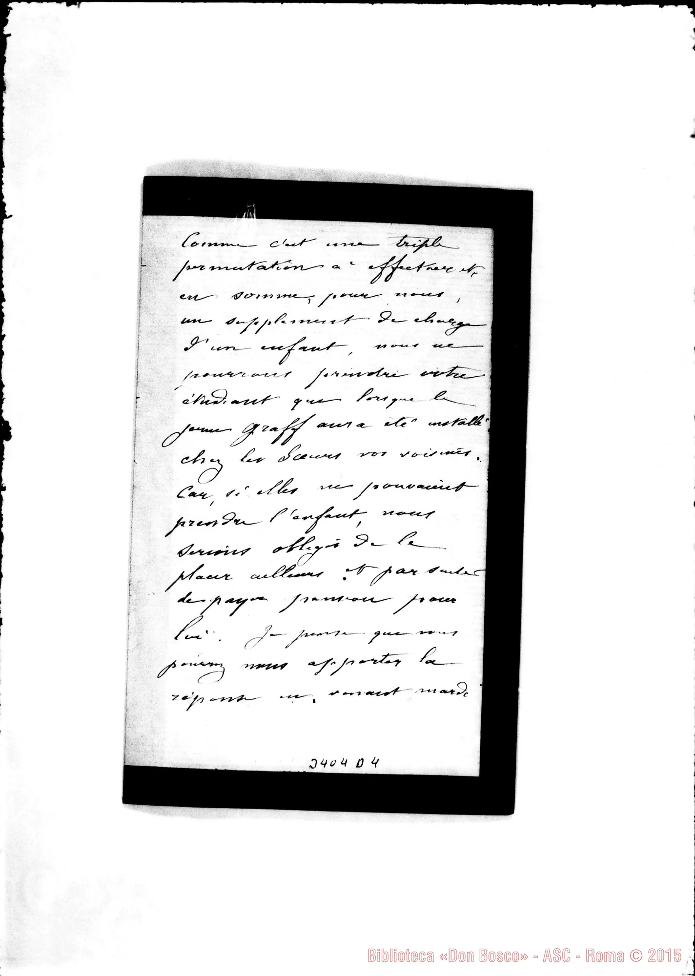 Fotogramma D 4 — A. Potron-Monsieur le Supérieur. Courcelles, 7-10-1893