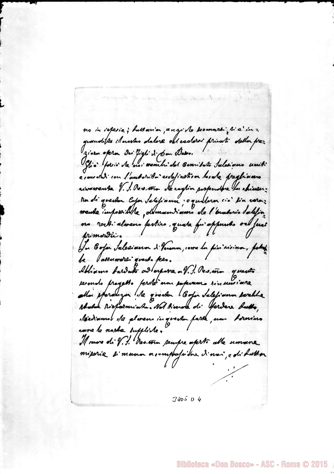 Fotogramma D 4 — Comitato di Desenzano-Don Rua, il 3-11-1906 Autogr. Rua