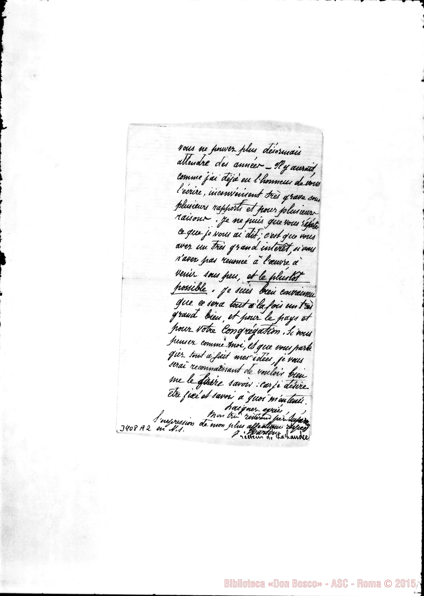 Fotogramma A 2 — Abbé J. Martin-Don Rua, il 21-05-1890 Autogr. Rua