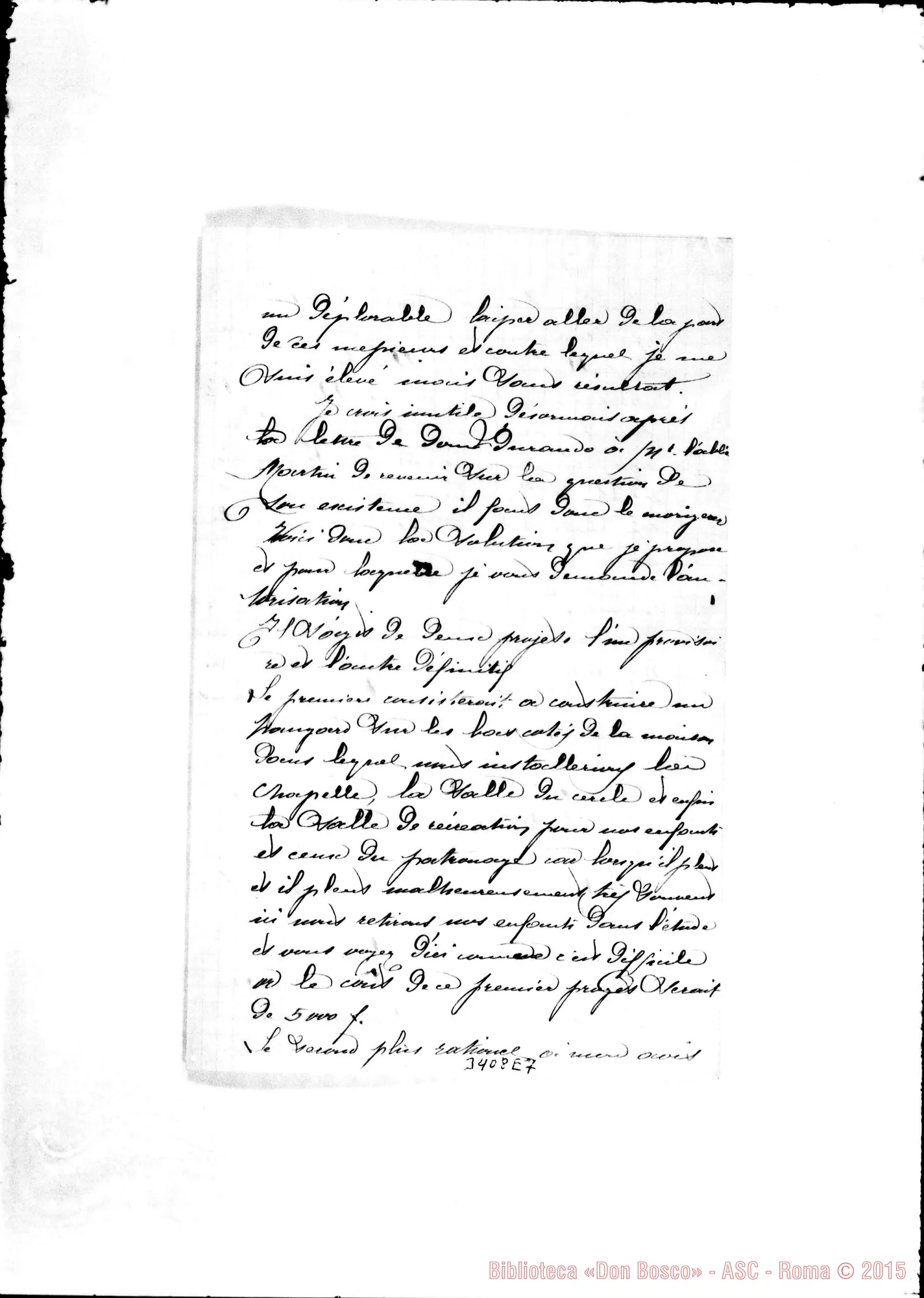 Fotogramma E 7 — Don Luigi Riccardi-Vénéré Père. Dinan, 16-12-1891