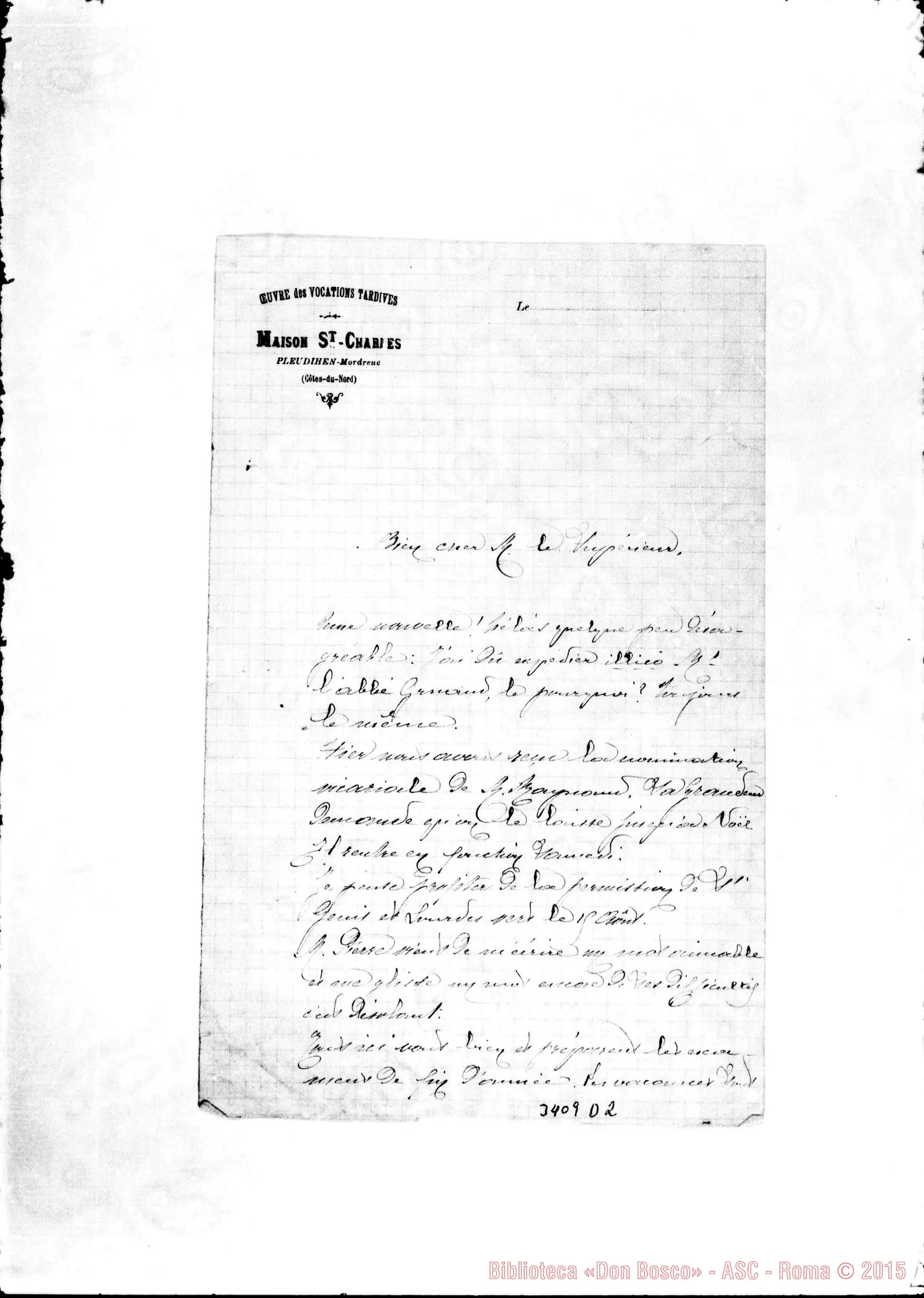 Fotogramma D 2 — Don Riccardi-Monsieur le Supérieur. Senza data