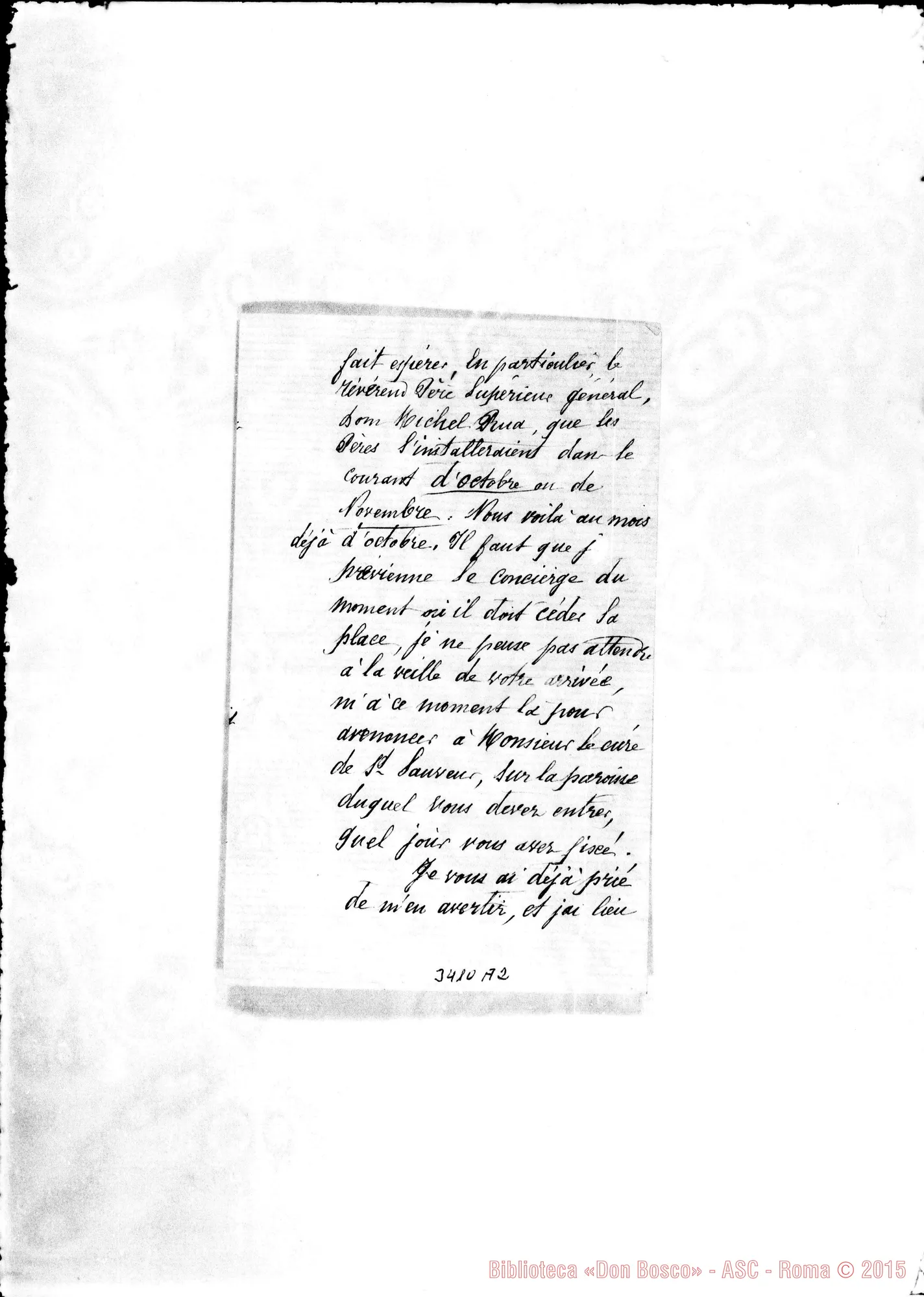 Fotogramma A 2 — Abbé J. Martin-Révérend Père. Senza data