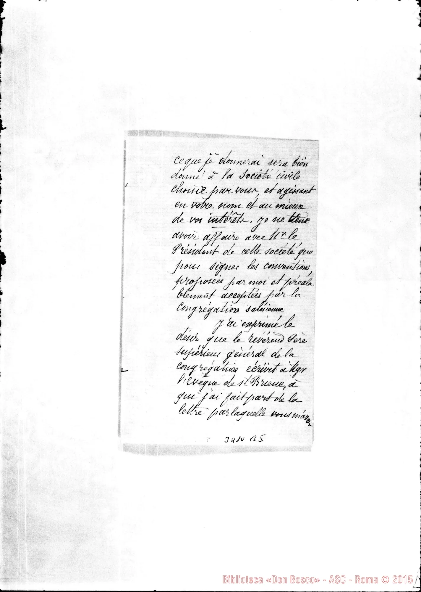 Fotogramma B 5 — Abbé J. Martin-Révérend Père. Senza data