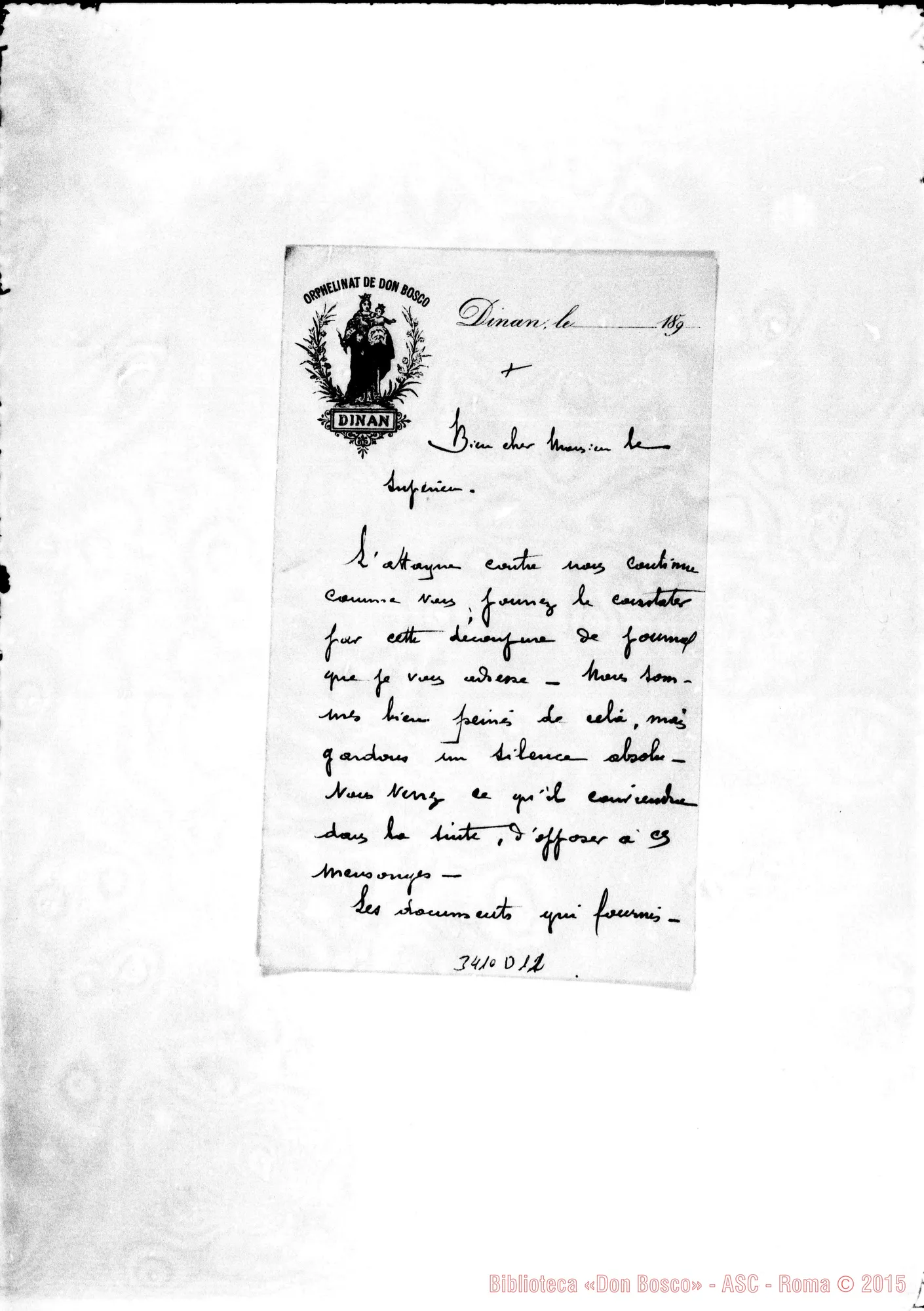 Fotogramma D 11 — Don Ivone Pourvéer-Monsieur le Supérieur. Senza data