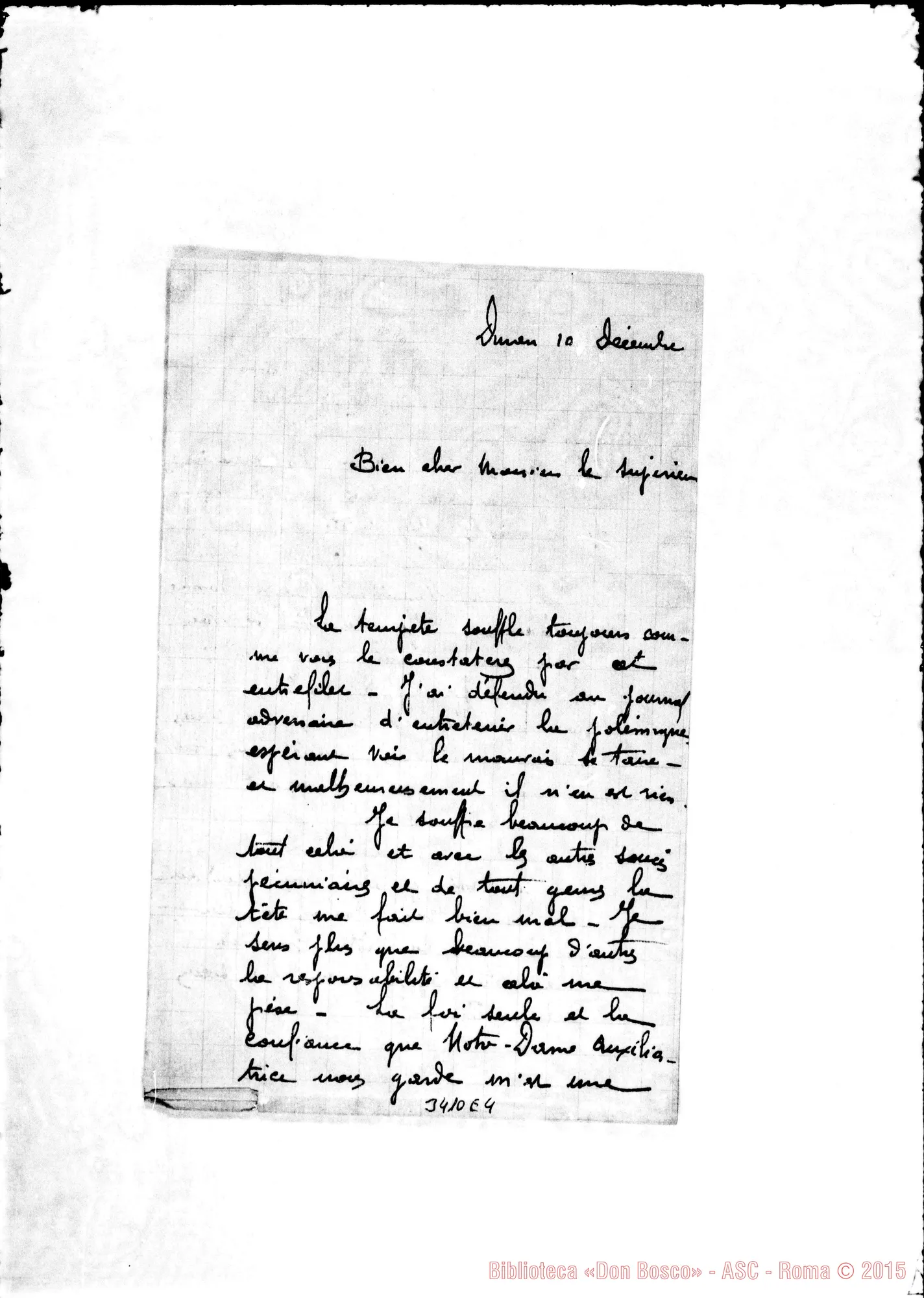 Fotogramma E 4 — Don Ivone Pourvéer-Monsieur le Supérieur. Senza data