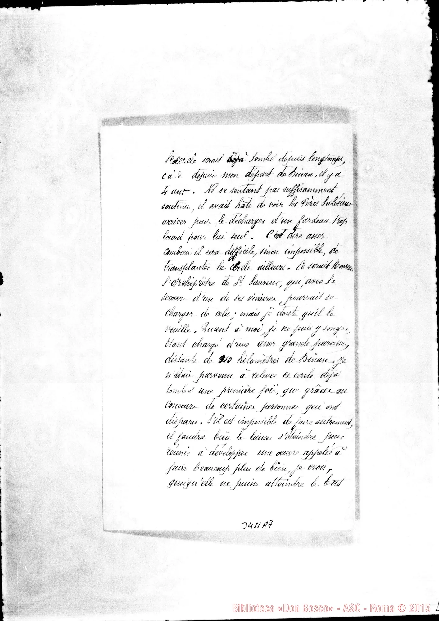 Fotogramma A 7 — Abbé J. Martin-Révérend Pére. Senza data