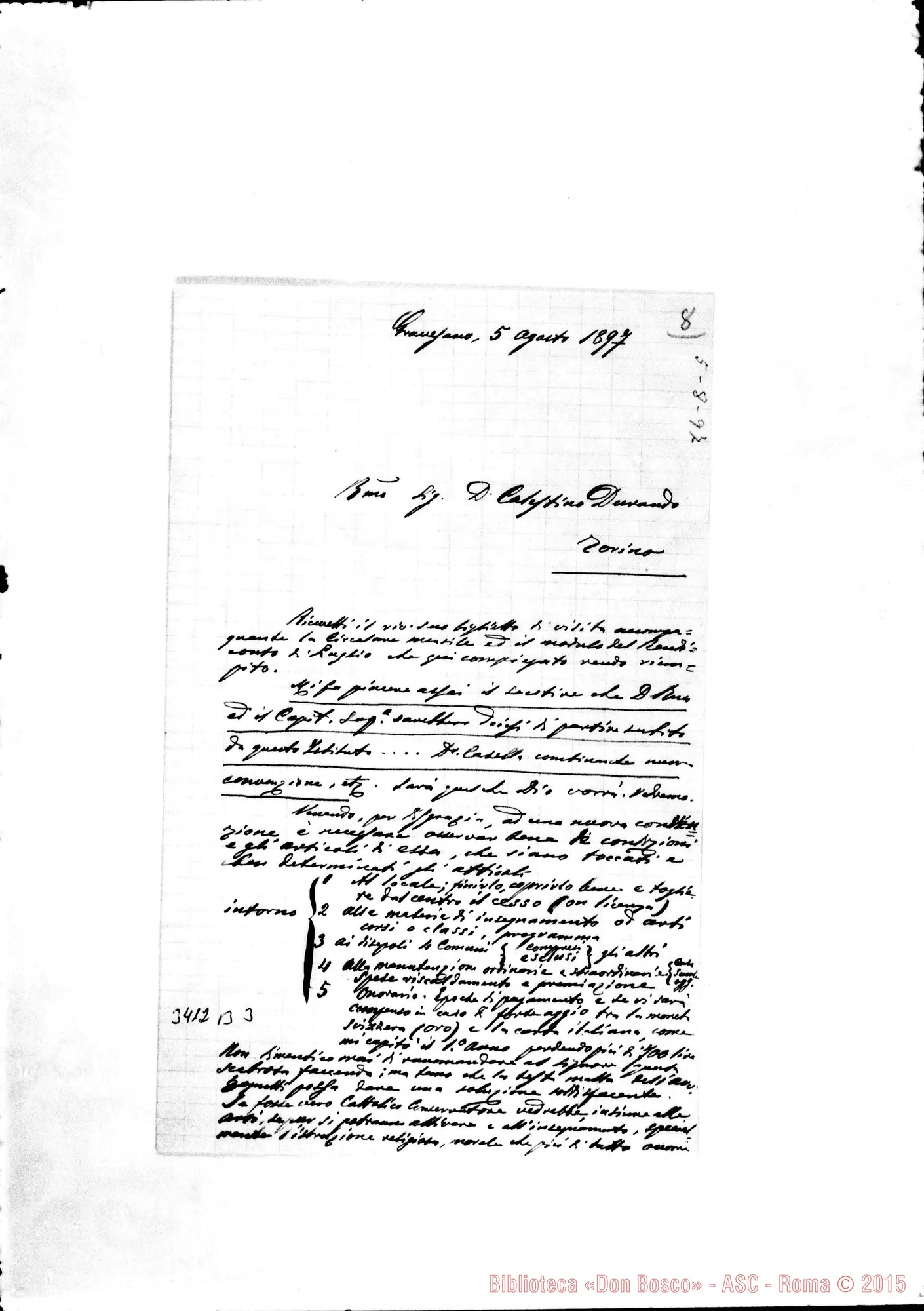 Fotogramma B 3 — Don Pietro Chiaveri-Don Durando. Gravesano, 5-08-1897