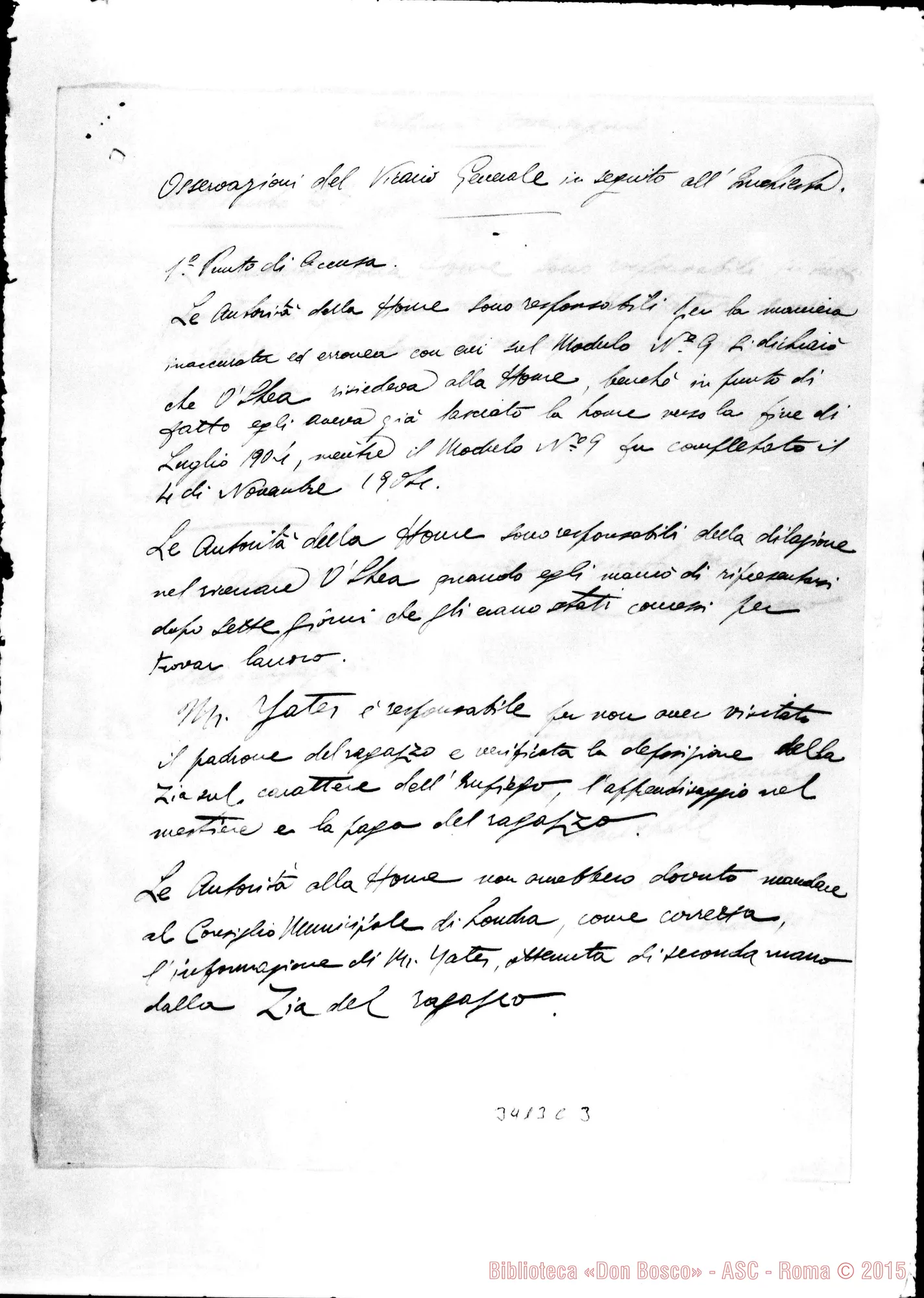 Fotogramma C 3 — Dal Palazzo Vescovile di Southwark-Don Macey. Copia, il 20-02-1905