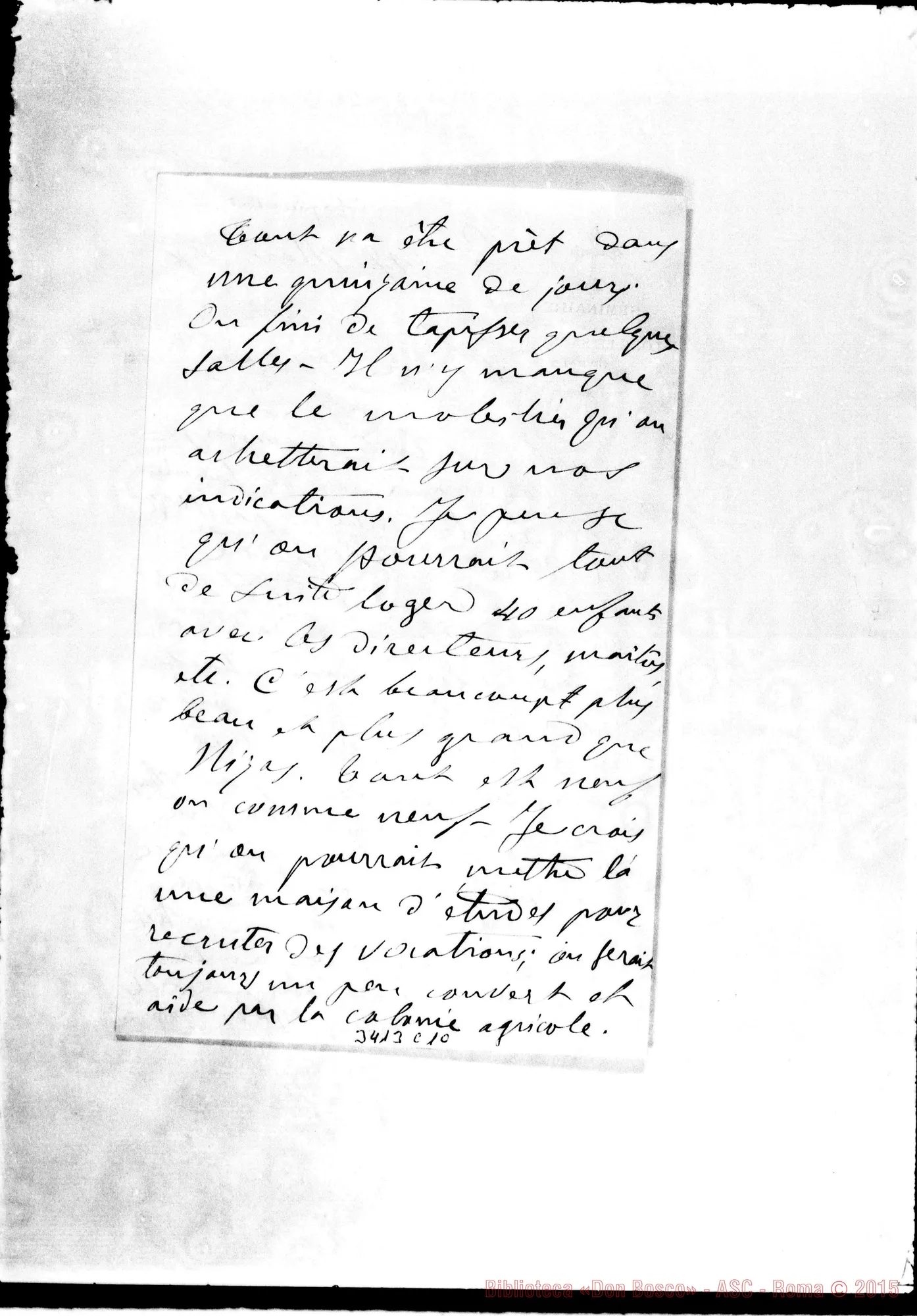 Fotogramma C 10 — Don Bologna-Don Rua. Lons-Le Saunier, 17-05-1894 Autogr. Rua