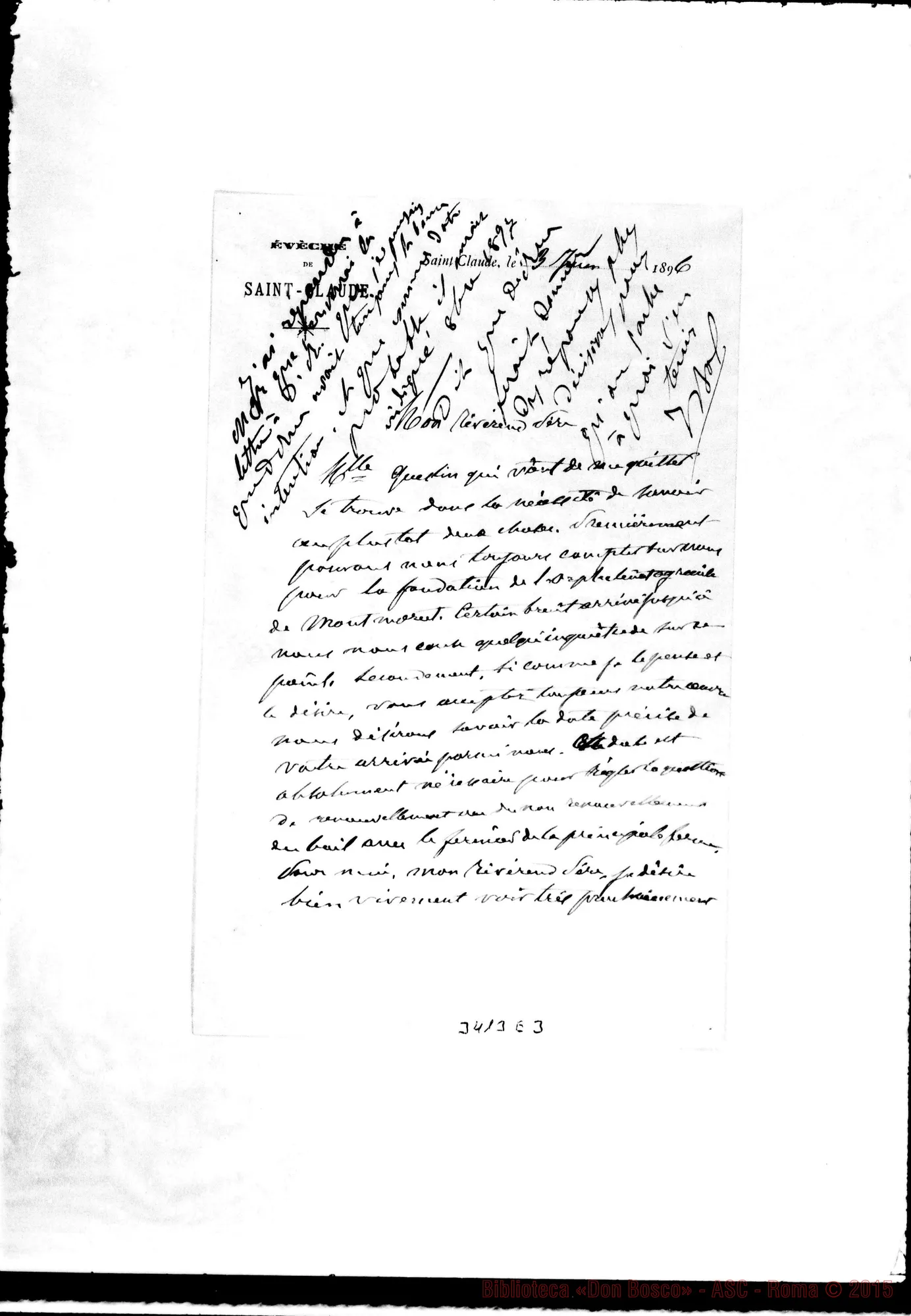 Fotogramma E 3 — Cesare Marpot, vesc.-Révérend Père. Saint Claude, 3-06-1896