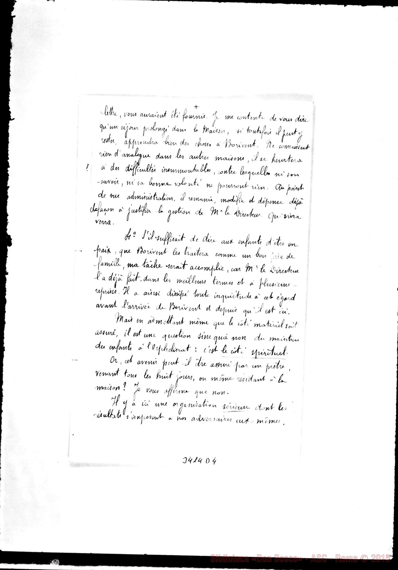 Fotogramma D 4 — G. Durin, prêtre-Monsieur le Supérieur. Montmorot, 9-02-1904