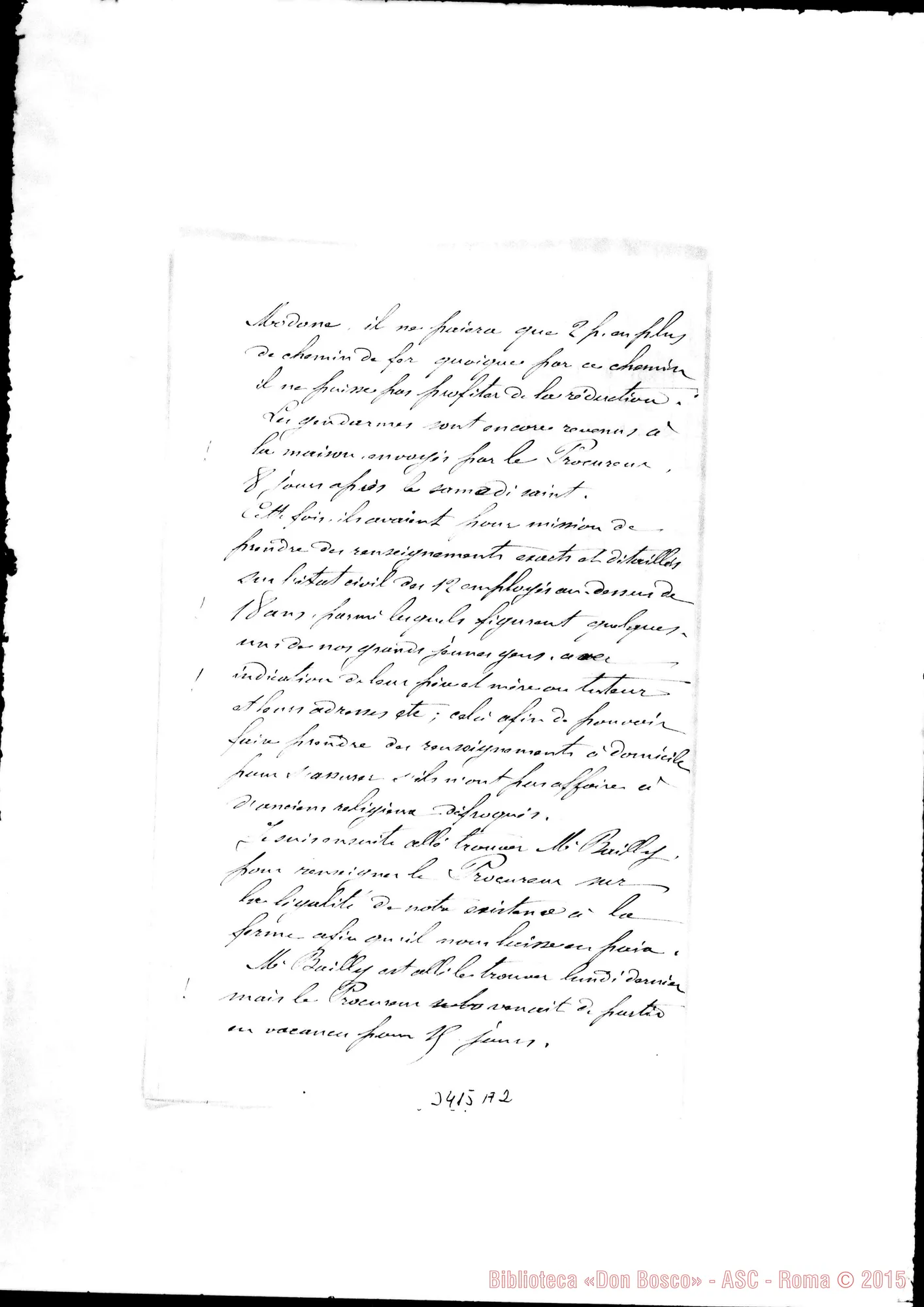 Fotogramma A 2 — Borinau-Bien aimé Père. Lons le Saunier, 14-04-1904 Autogr. Rua