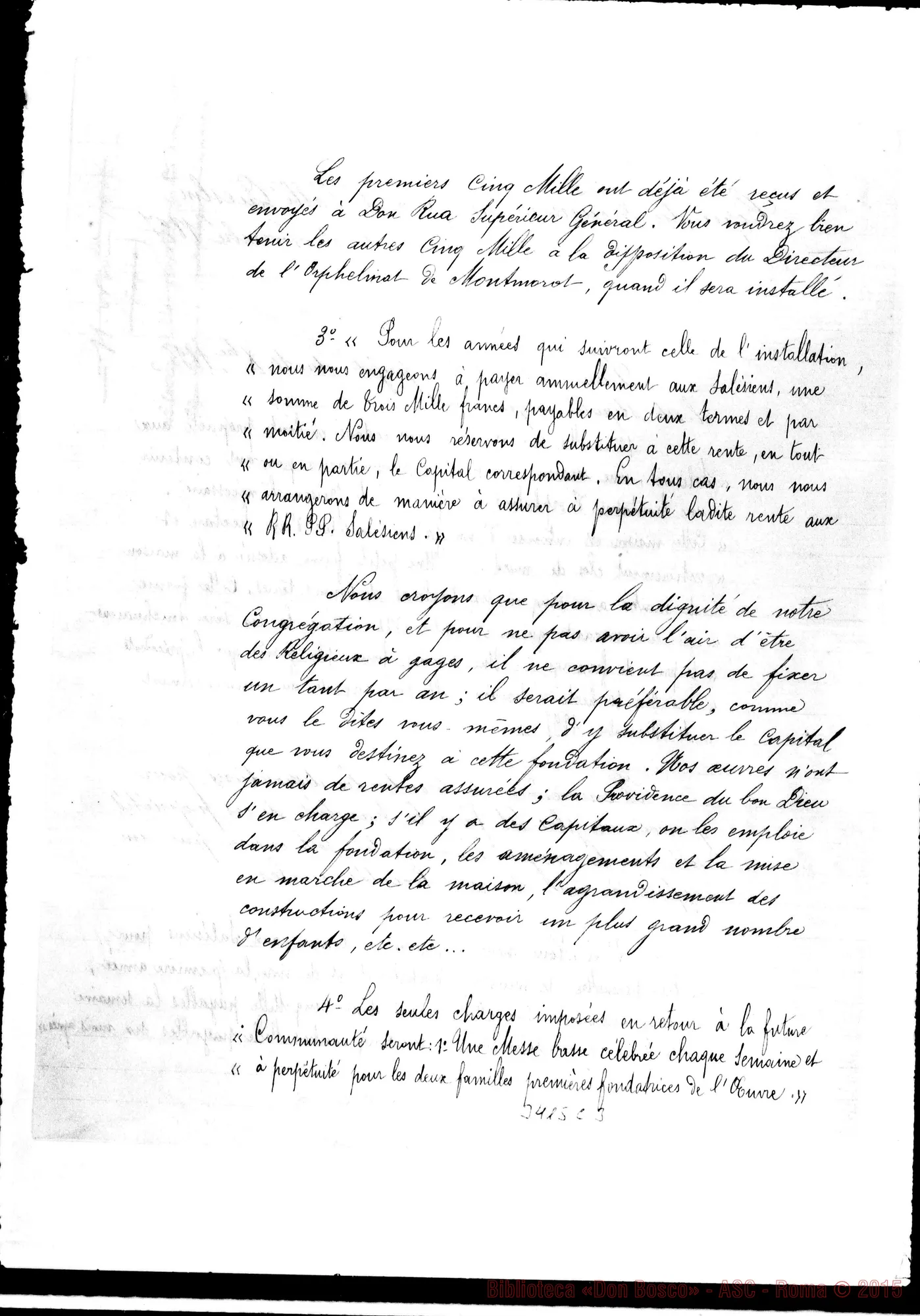 Fotogramma C 3 — Copia di documento inviato A Don Queslin 1’11-11-1897