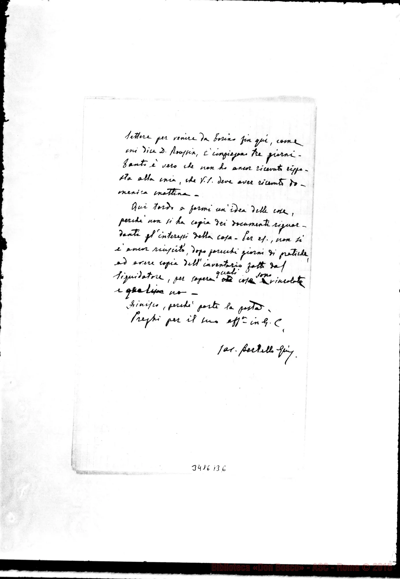 Fotogramma B 6 — Don Bertello Giuseppe-Don Rua. Montmorot, 17-02-1904