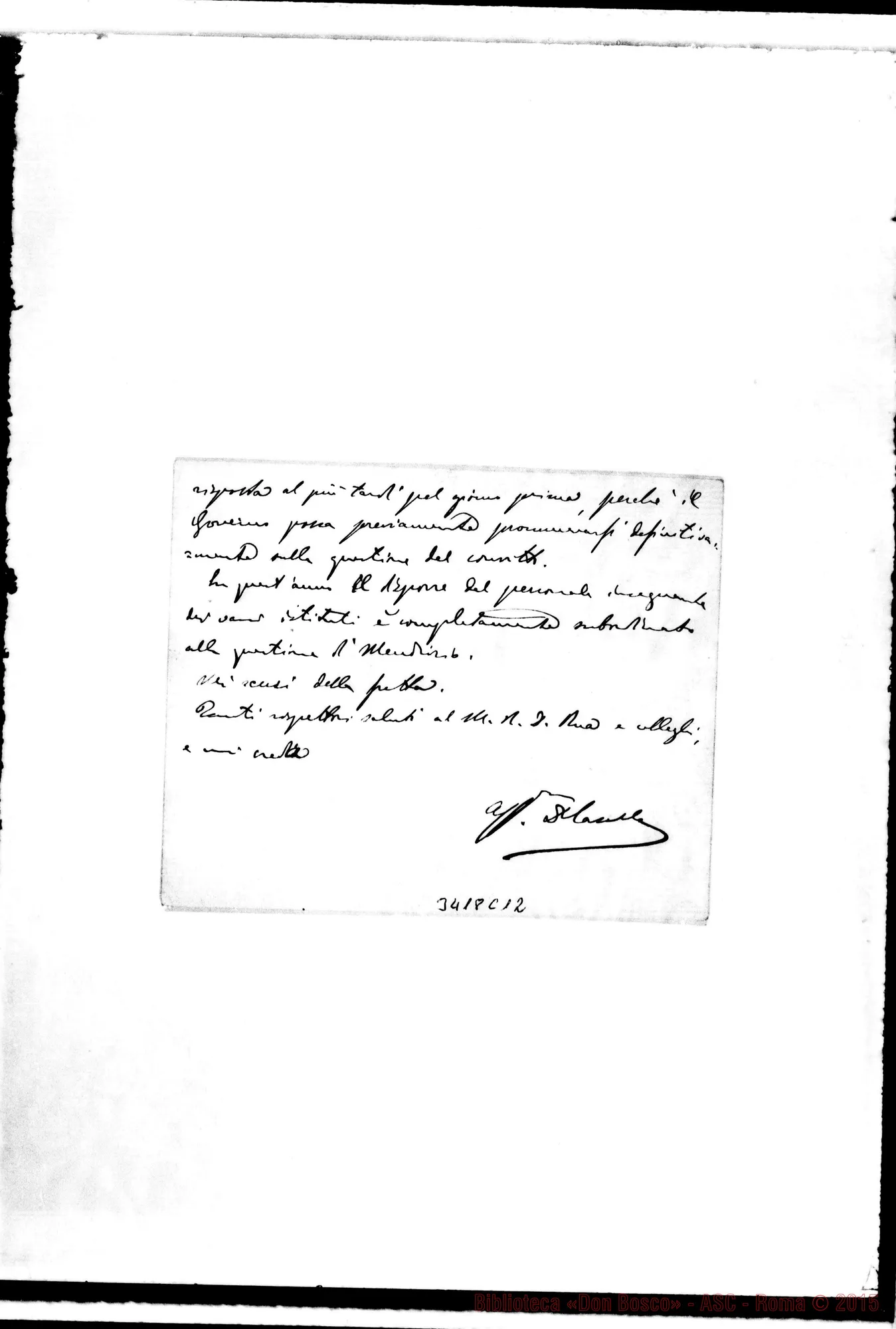 Fotogramma C 12 — Dottor Casella-Professore. Bellinzona, 30-07-1889