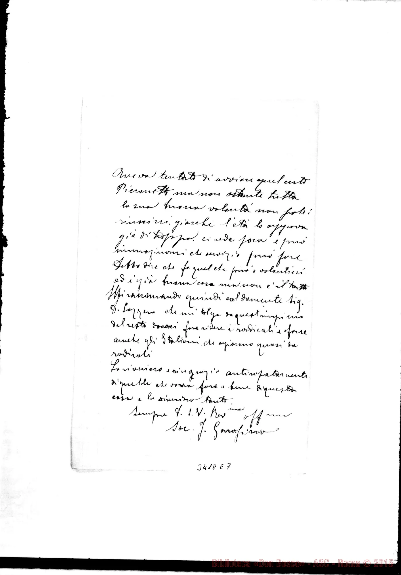 Fotogramma E 7 — Don Garassino-Don Lazzero. Mendrisio, 4-12-1891