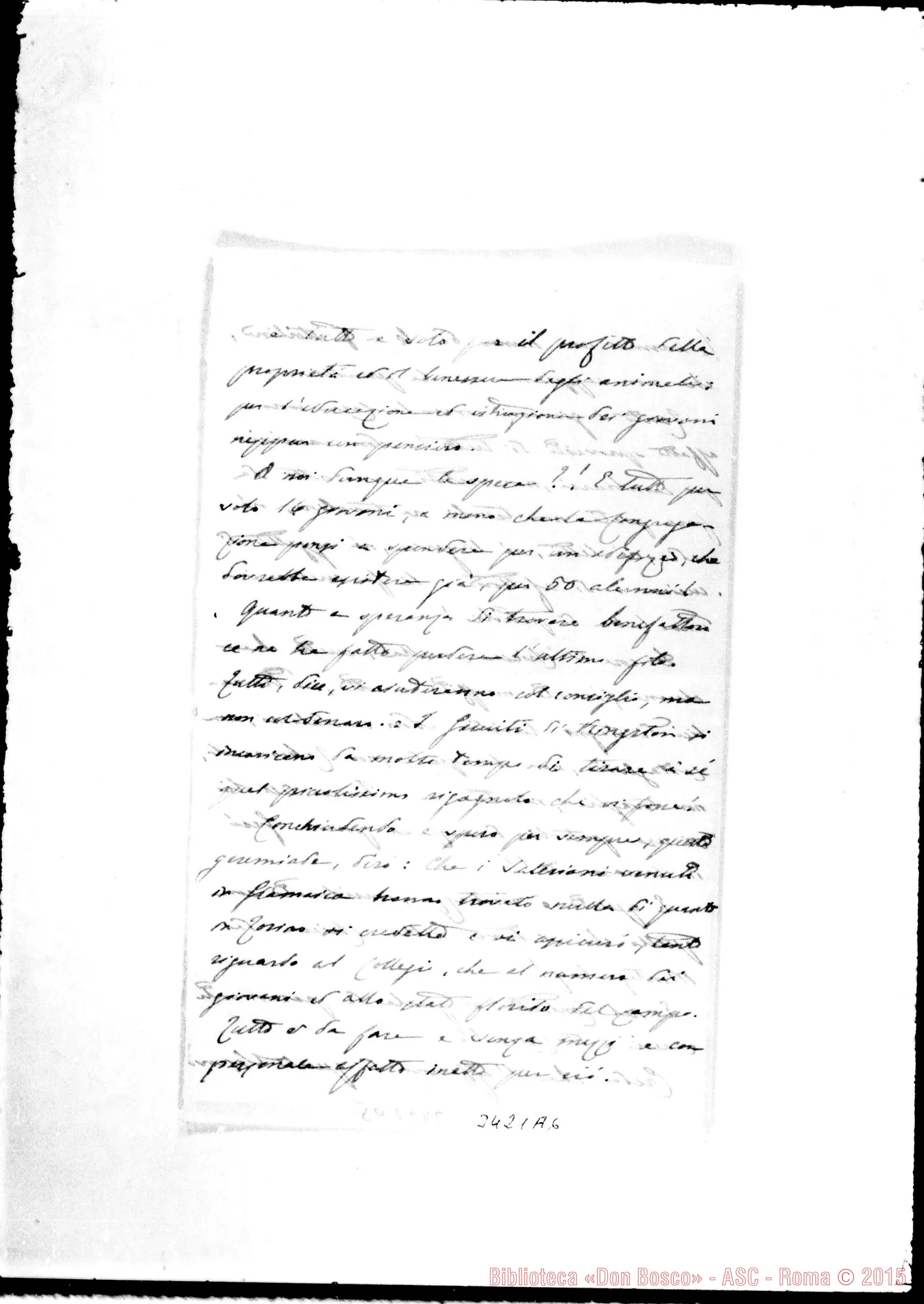 Fotogramma A 6 — Don Riccardi Antonio-Don Rua. Anchovy, 7-01-1902 Autogr. Rua