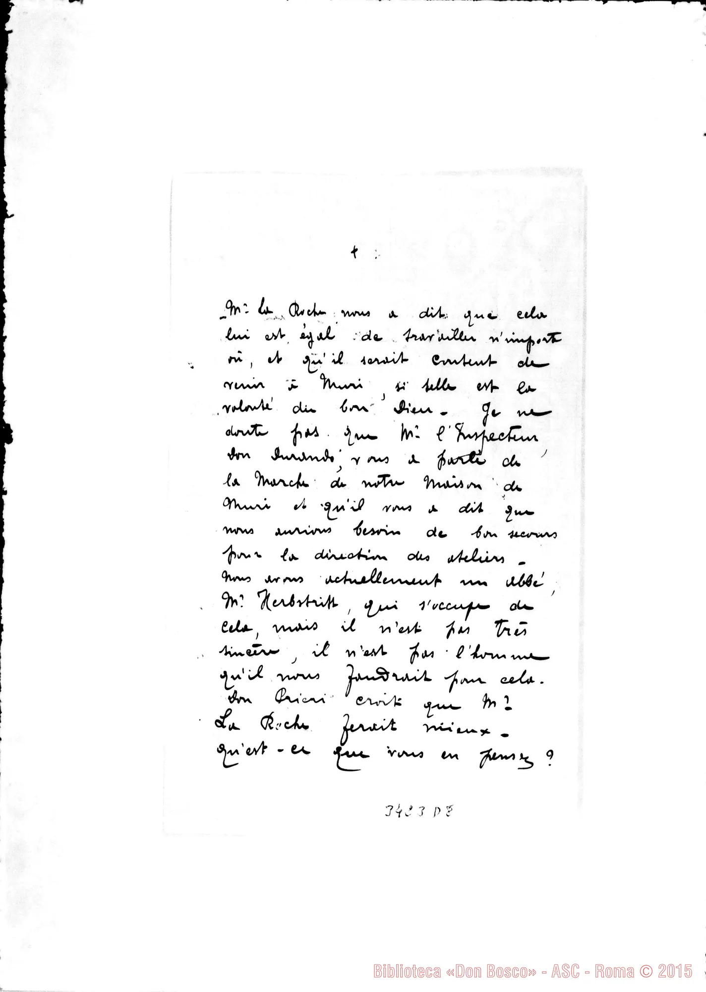 Fotogramma D 8 — Don Eugenio Méderlet-Don Rua. Muri, 17-04-1900