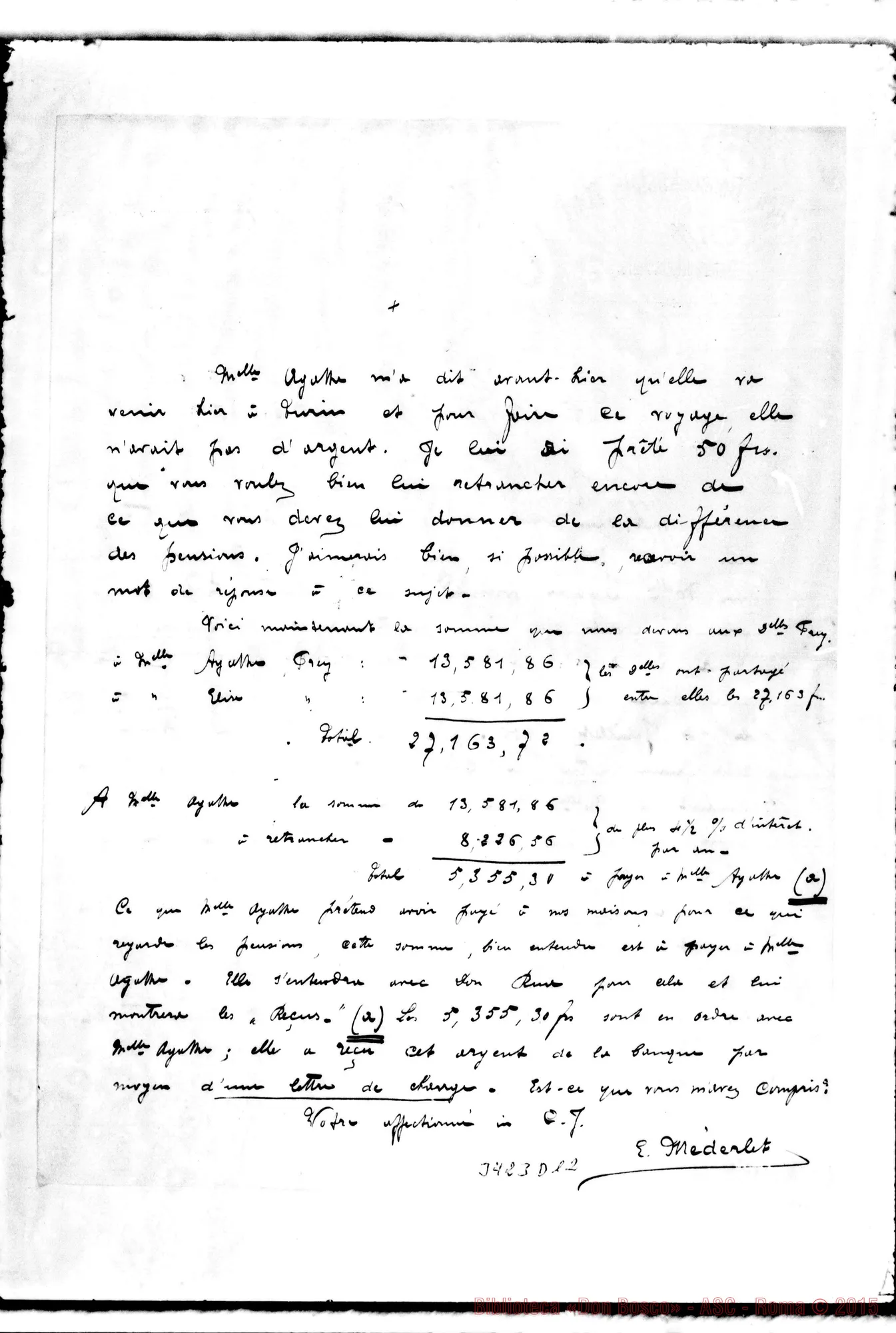 Fotogramma D 12 — Don Eugenio Méderlet-Don Belmonte. Muri, 1-06-1900