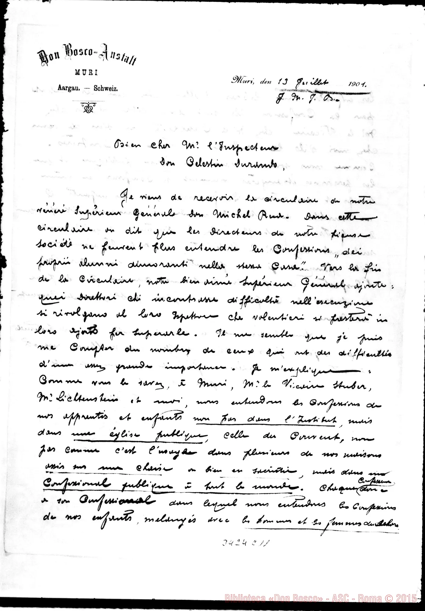 Fotogramma C 11 — Don Eugenio Méderlet-Don Durando. Muri, 13-07-1901