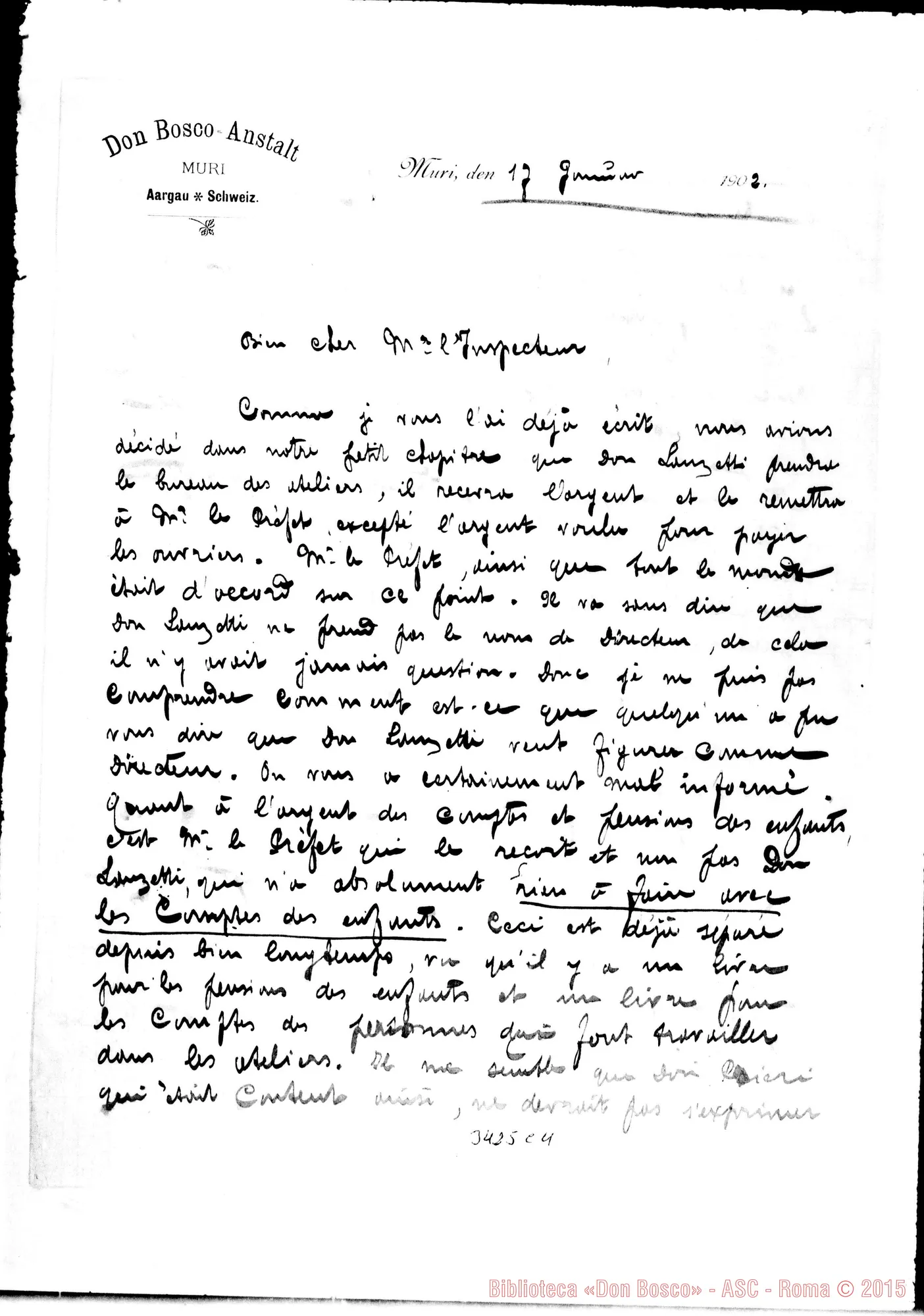 Fotogramma C 4 — Don Eugenio Méderlet-Don Durando. Muri, 17-01-1902