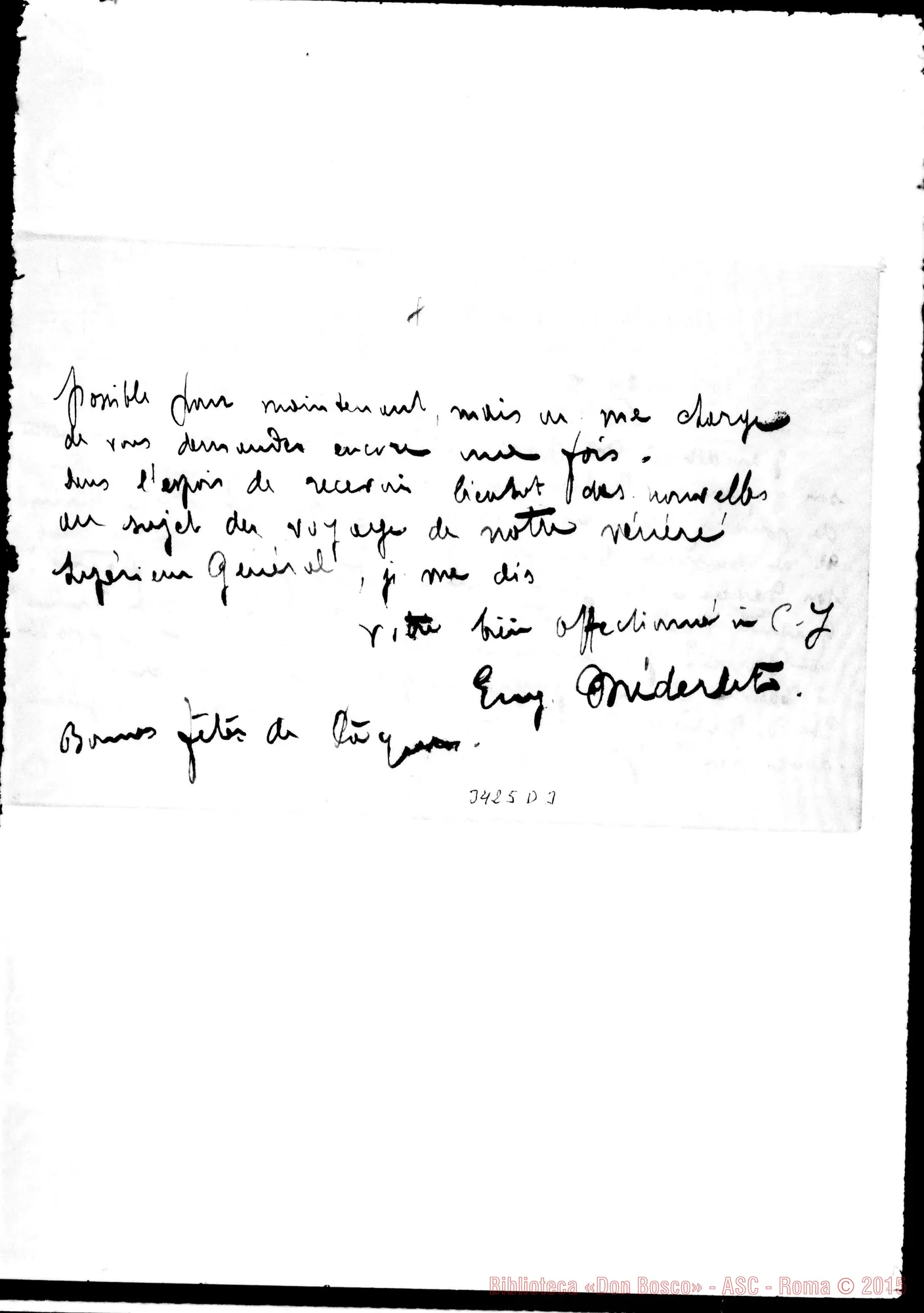 Fotogramma D 3 — Don Eugenio Méderlet-Don Durando. Muri, 29-03-1902