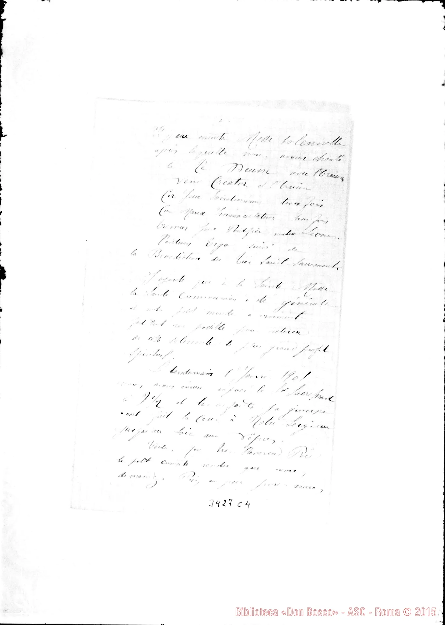 Fotogramma C 4 — Don Tosan Domenico-Don Rua. Nizas, 1900 Autogr. Rua