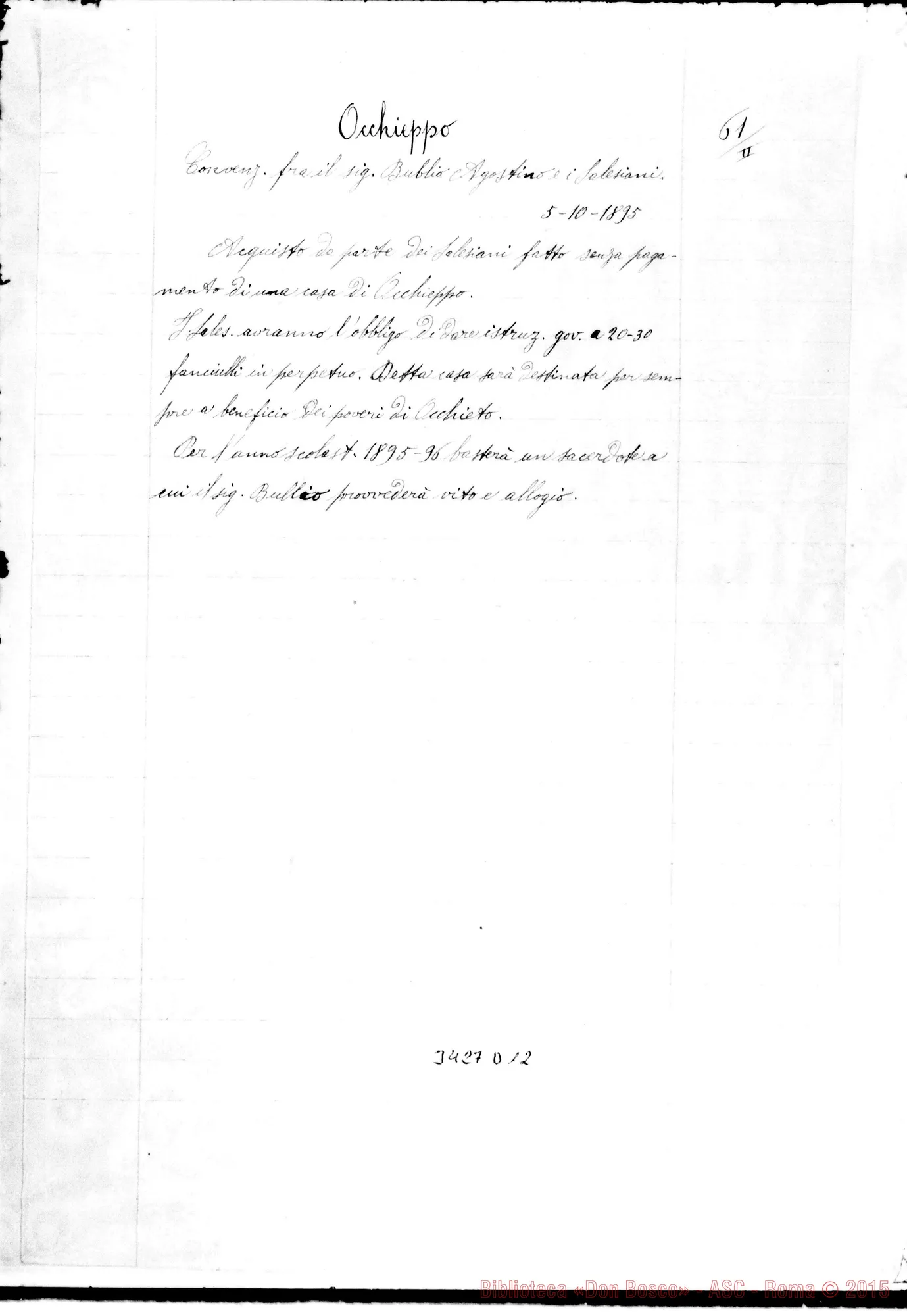 Fotogramma D 12 — Convenzione: estratti
