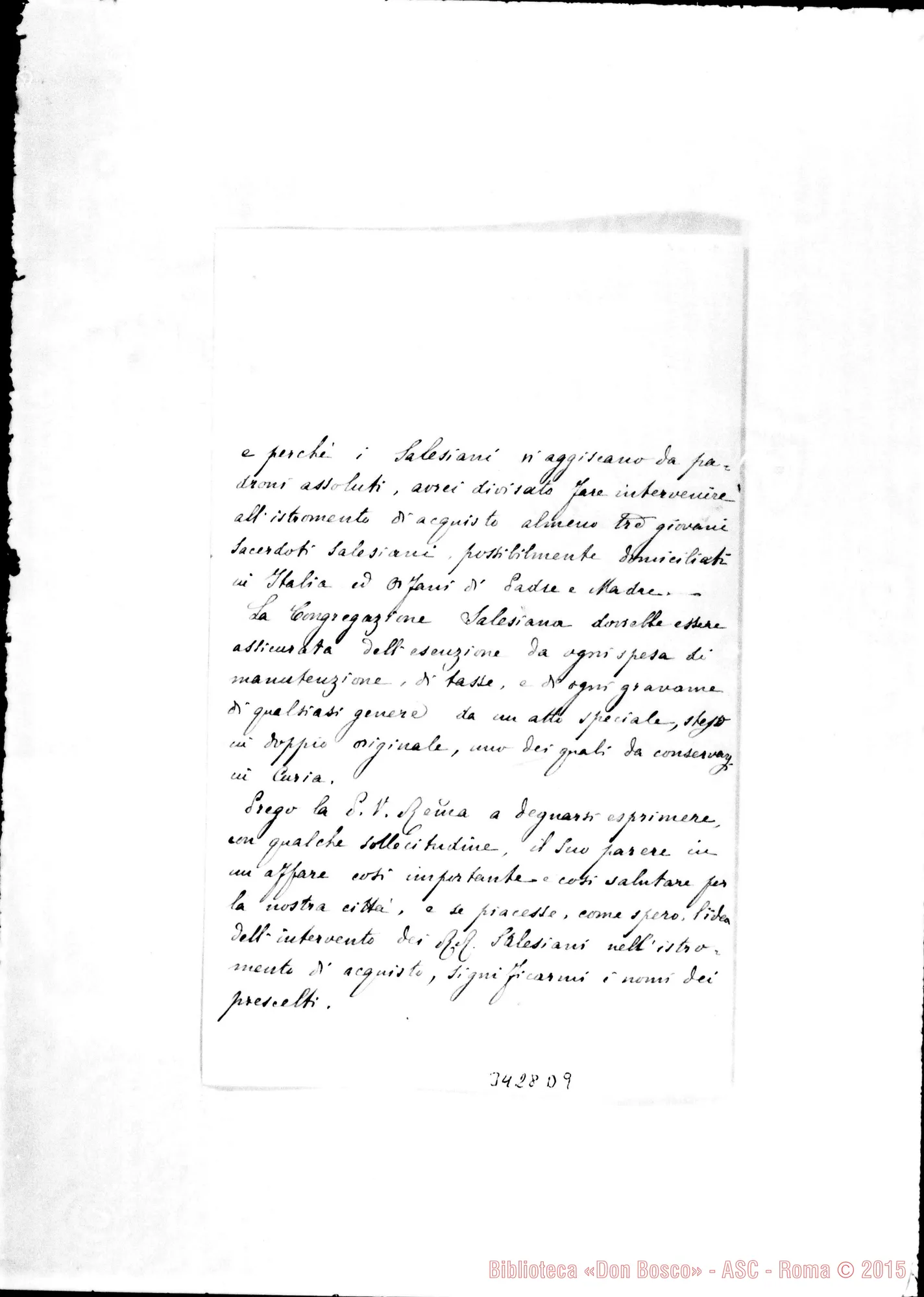 Fotogramma D 9 — Can. Giovanni Fancella-Rev.mo Sig. Orvieto, 9-06-1897