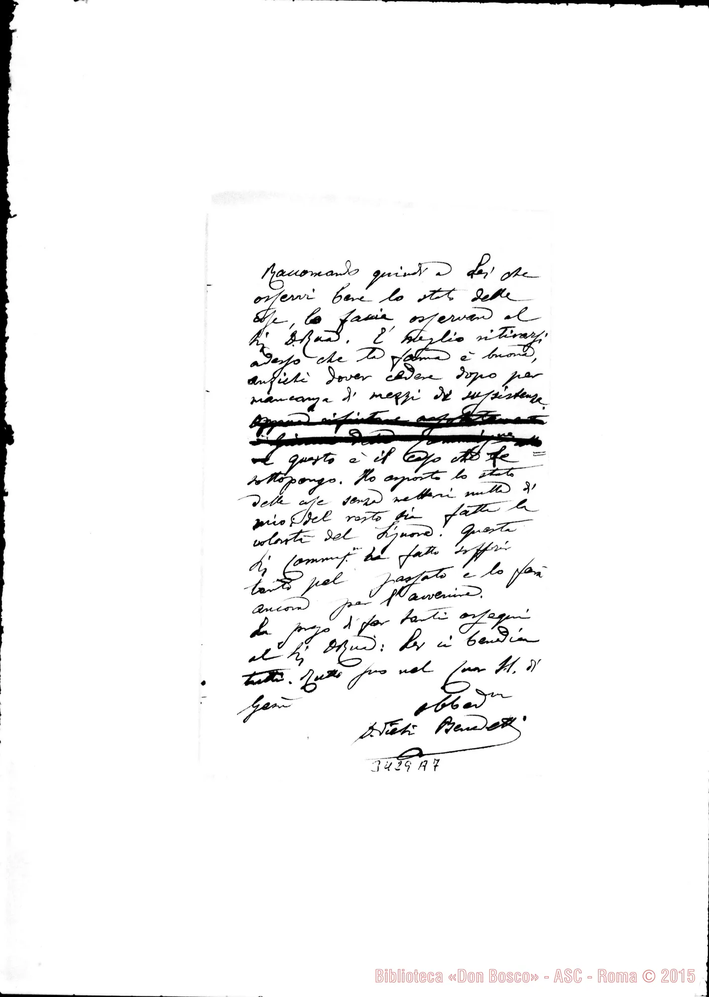 Fotogramma A 7 — Don Pietro Benedetti-Ispettore, TI 1-03-1900