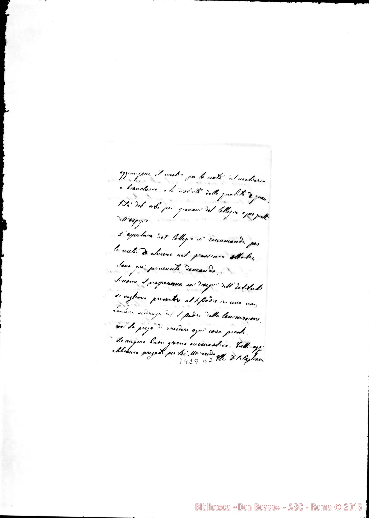 Fotogramma D 7 — Don Cesare Cagliero-Don Durando. Roma, 19-05-1893