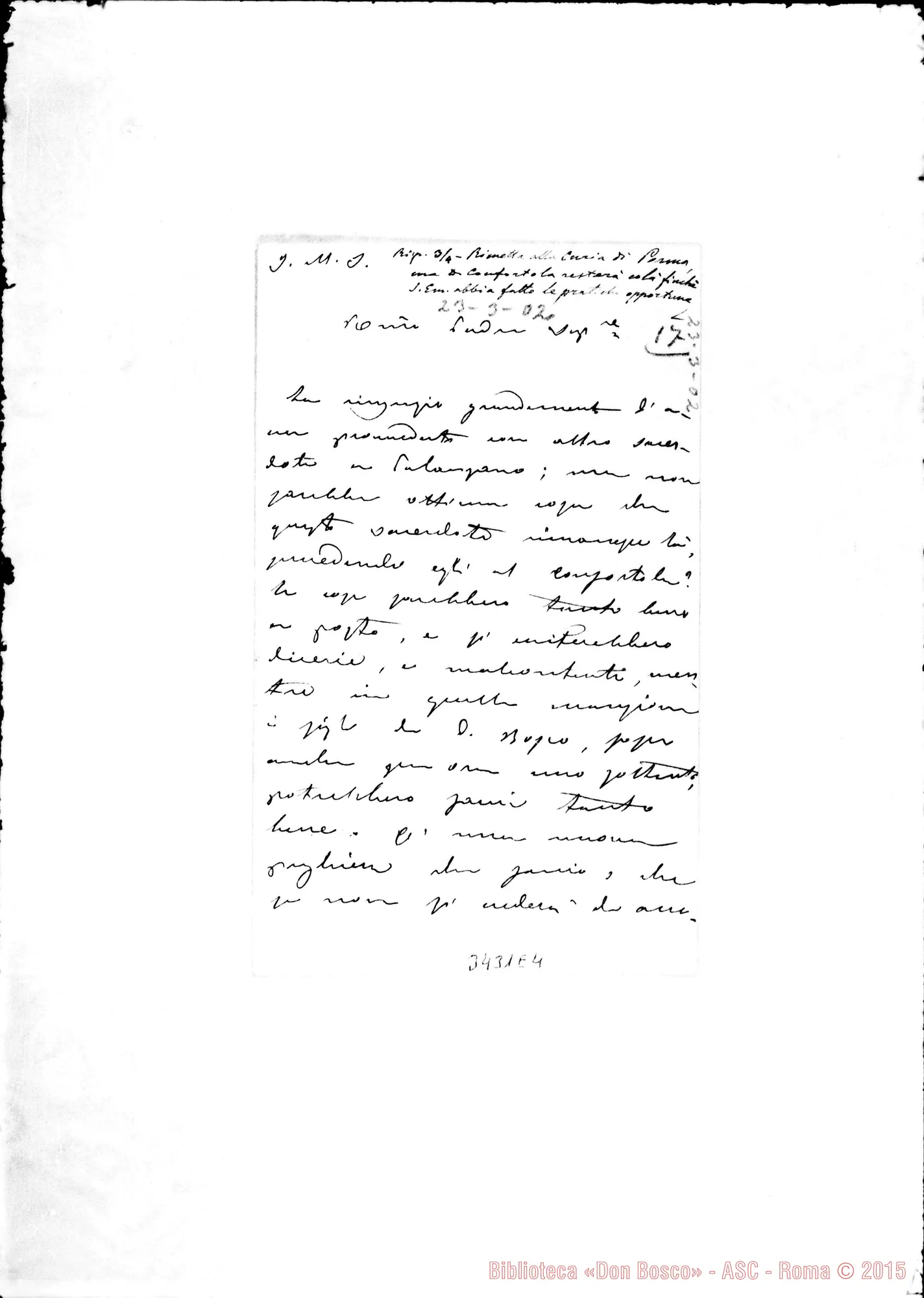 Fotogramma E 4 — Card. Arciv. Andrea Ferrari-Don Rua. Milano, 23-03-1902