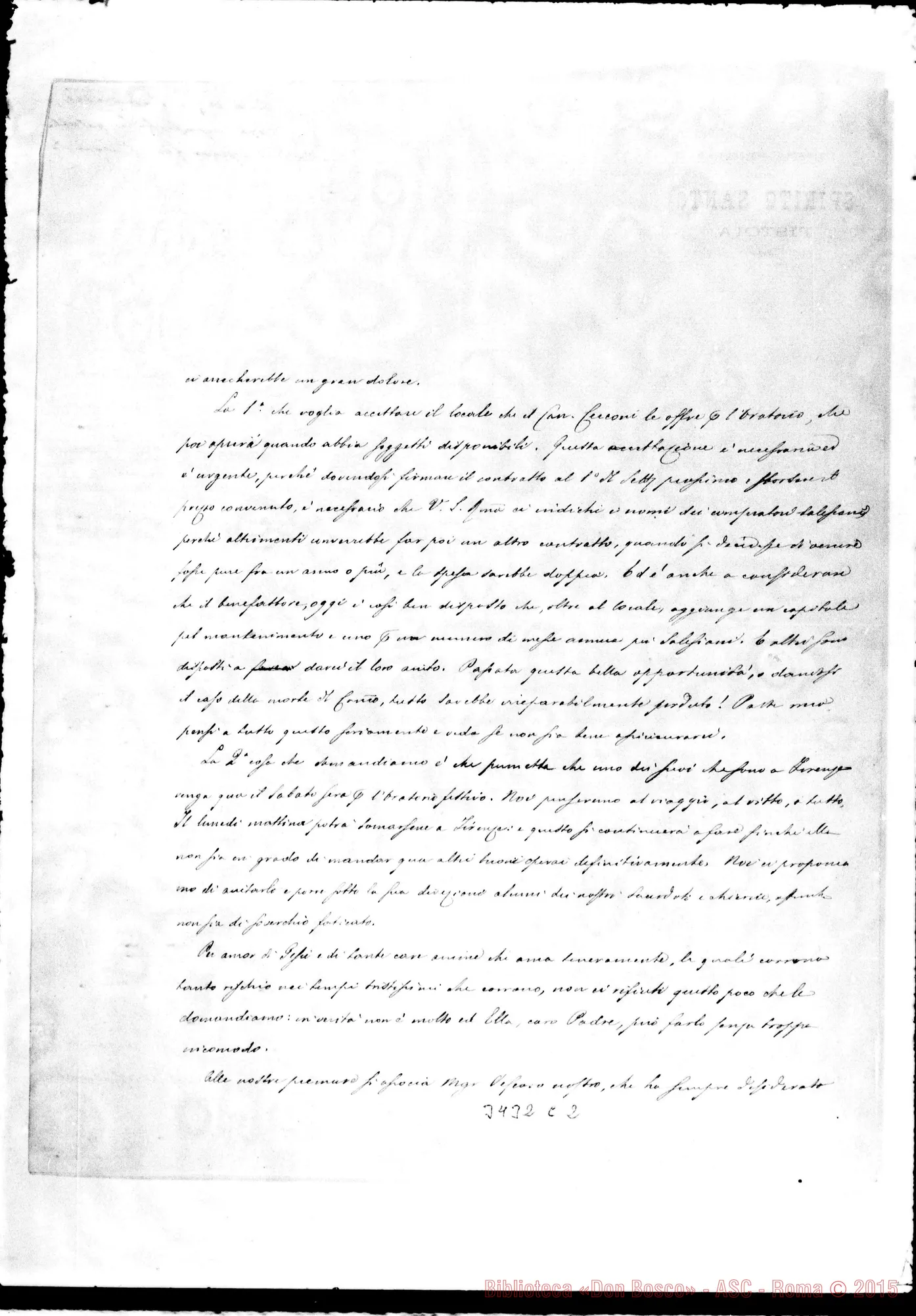 Fotogramma C 2 — Can. Gaetano Beani-Don Rua. Pistoia, 1-08-1899