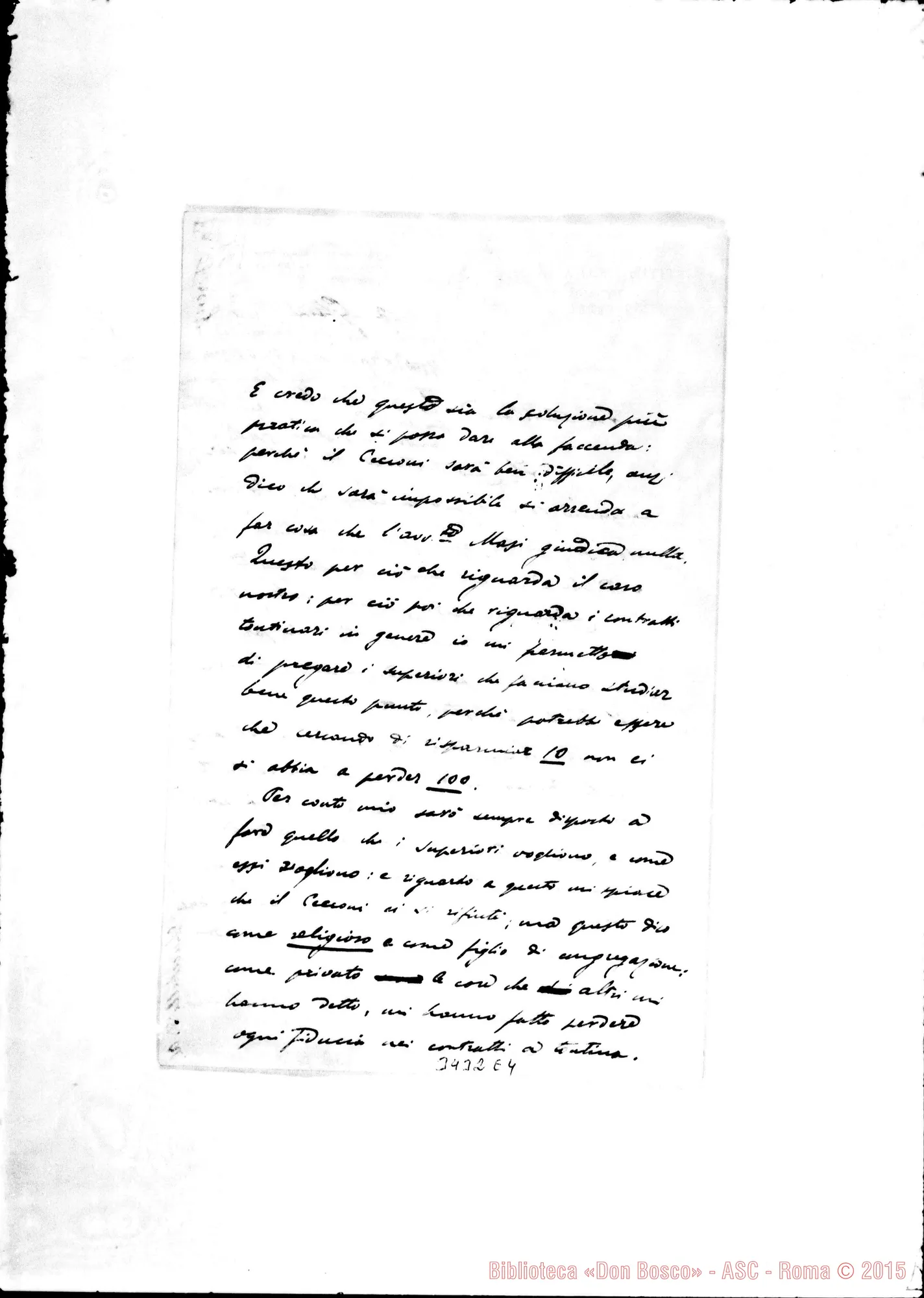 Fotogramma E 4 — Don Luchelli-Don Rinaldi. Firenze, 12-06-1901 Autogr. Rinaldi