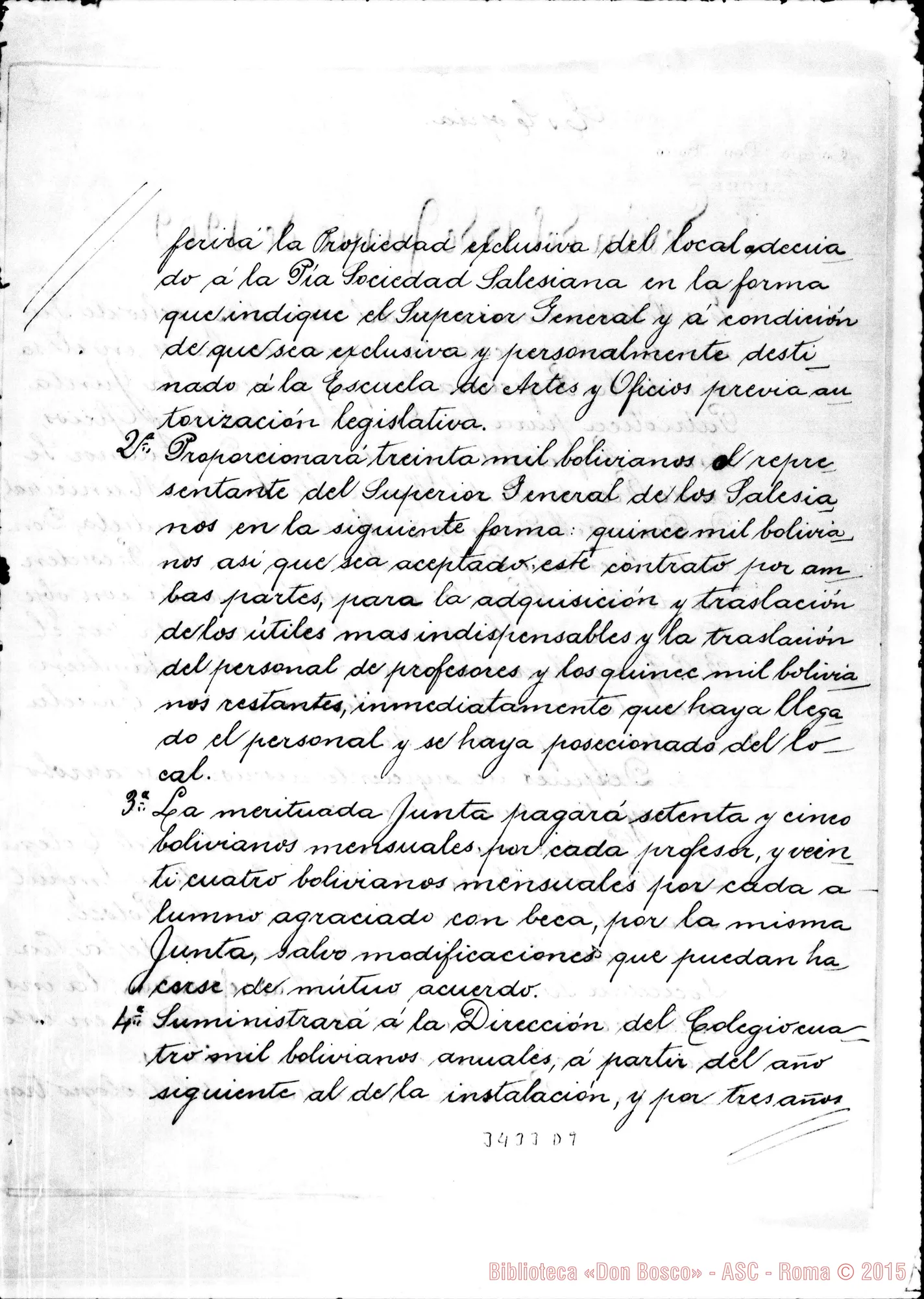 Fotogramma D 9 — Potosí: Sesión del 18 de Junio de 1909: proposta di fondazione