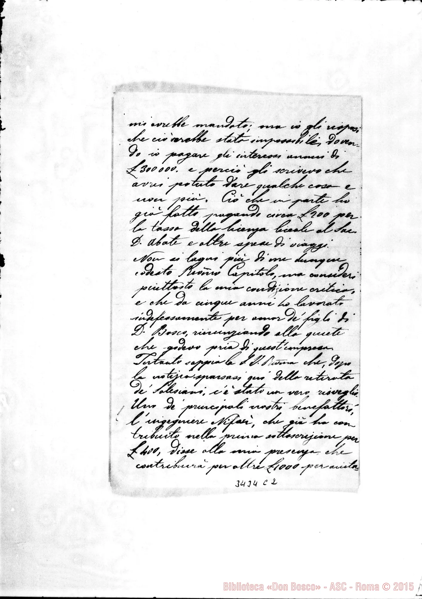 Fotogramma C 2 — Don Leggio La Cognata-Don Rua. Ragusa, 16-10-1903 Autogr. Rua