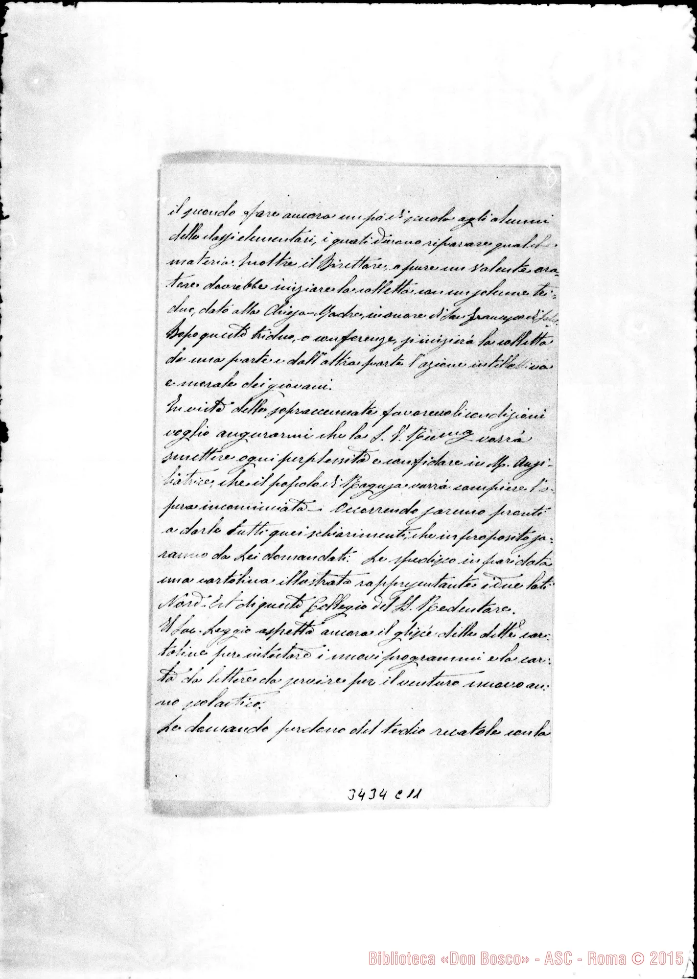 Fotogramma C 11 — Don Vincenzo Licitra-Don Rua. Ragusa, 11-05-1904