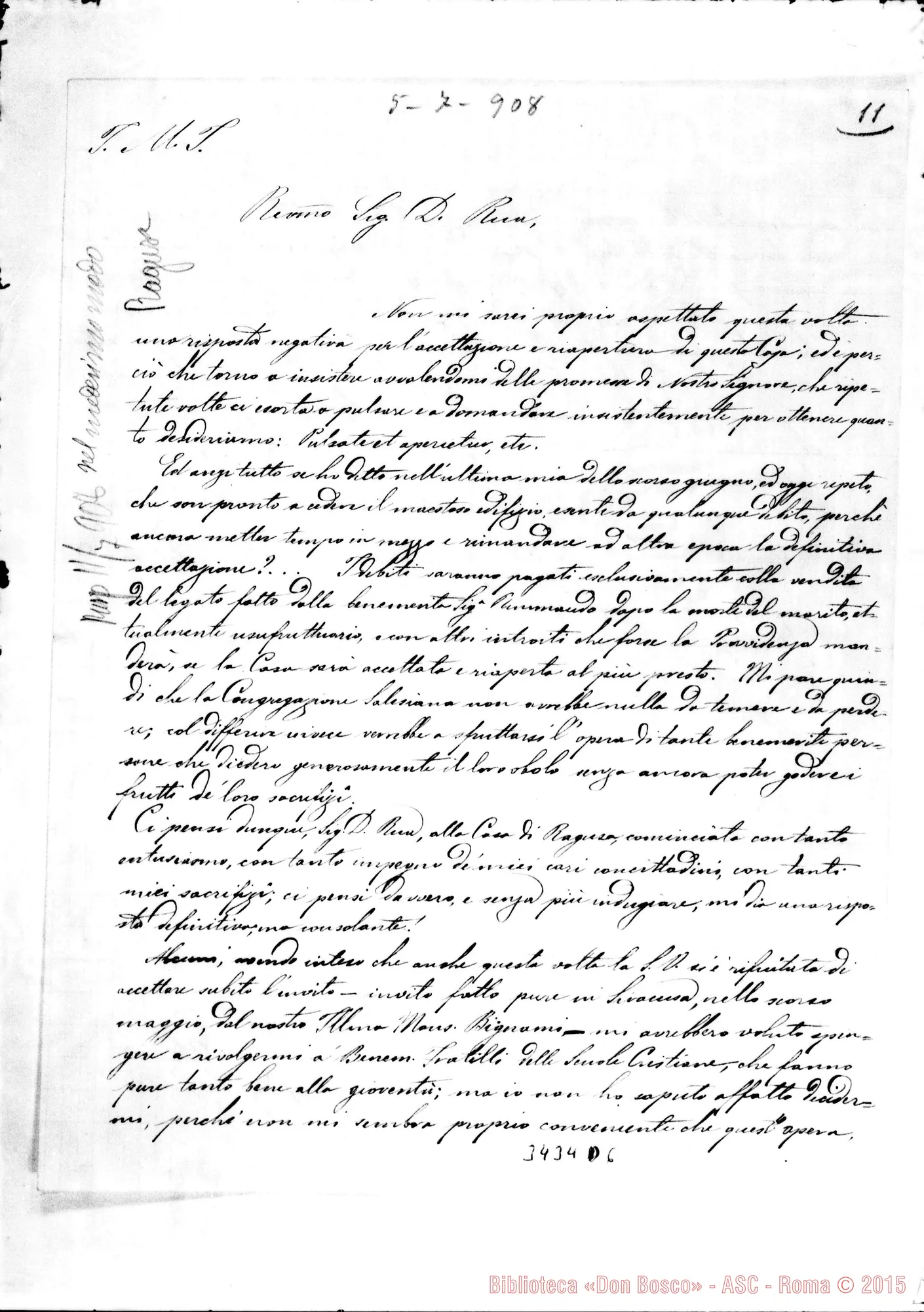 Fotogramma D 6 — Don Leggio La Cognata-Don Rua. Ragusa, 5-07-1908