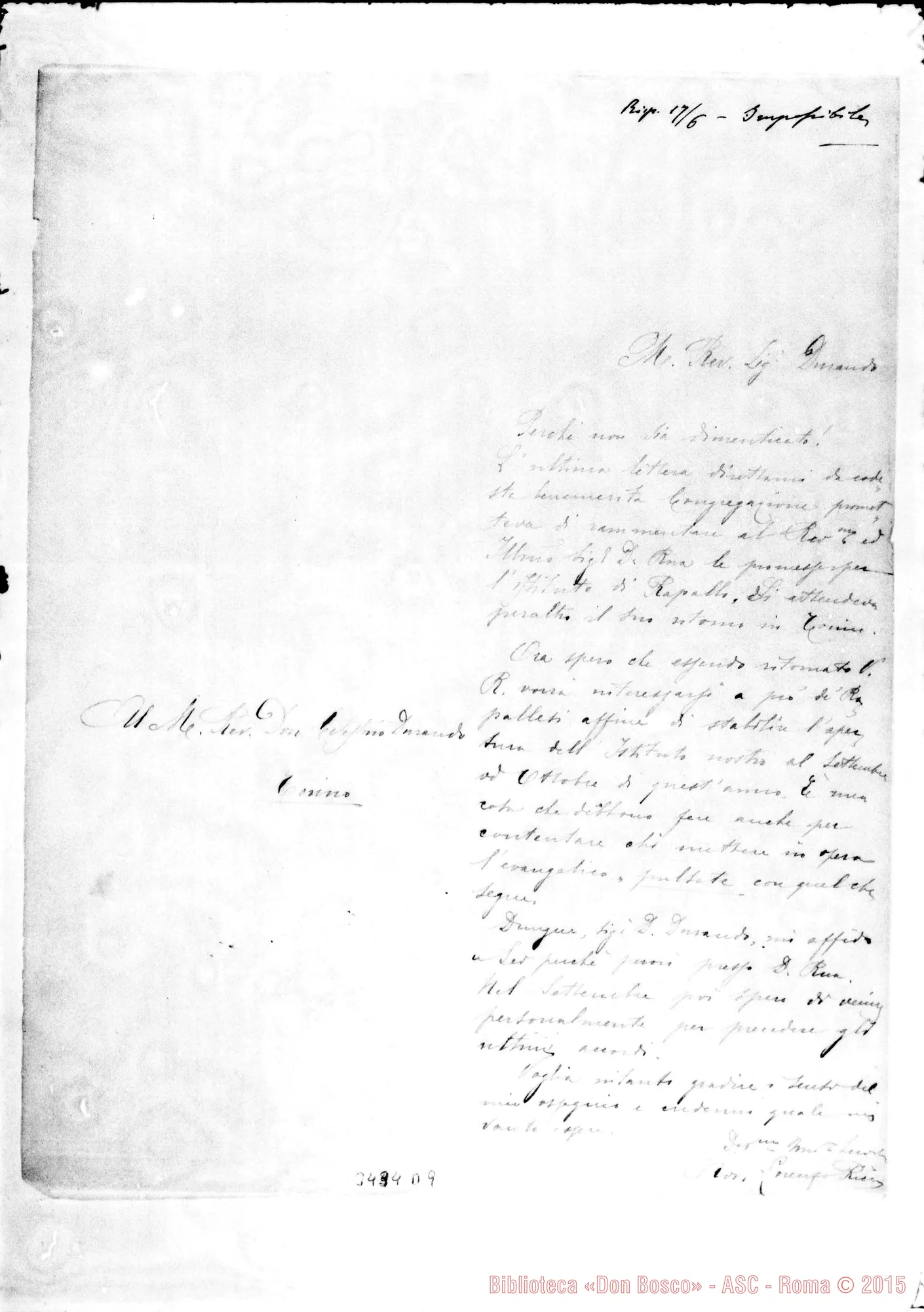 Fotogramma D 9 — Avv. Lorenzo Ricci-Don Durando. Senza data