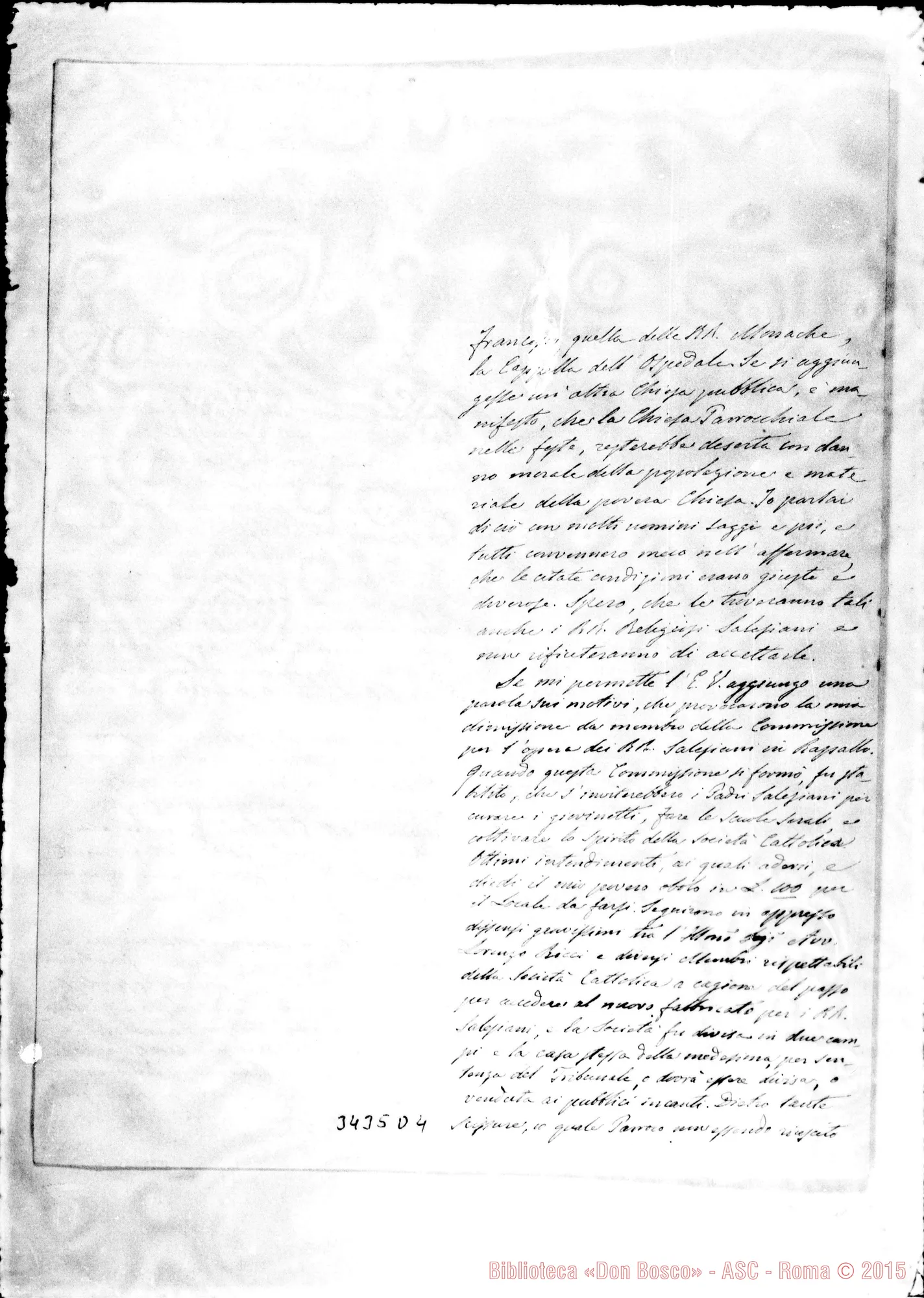 Fotogramma D 4 — Don Giovanni Gianelli, arcip.-Vesc. di Chiavari. Rapallo, 25-11-1897