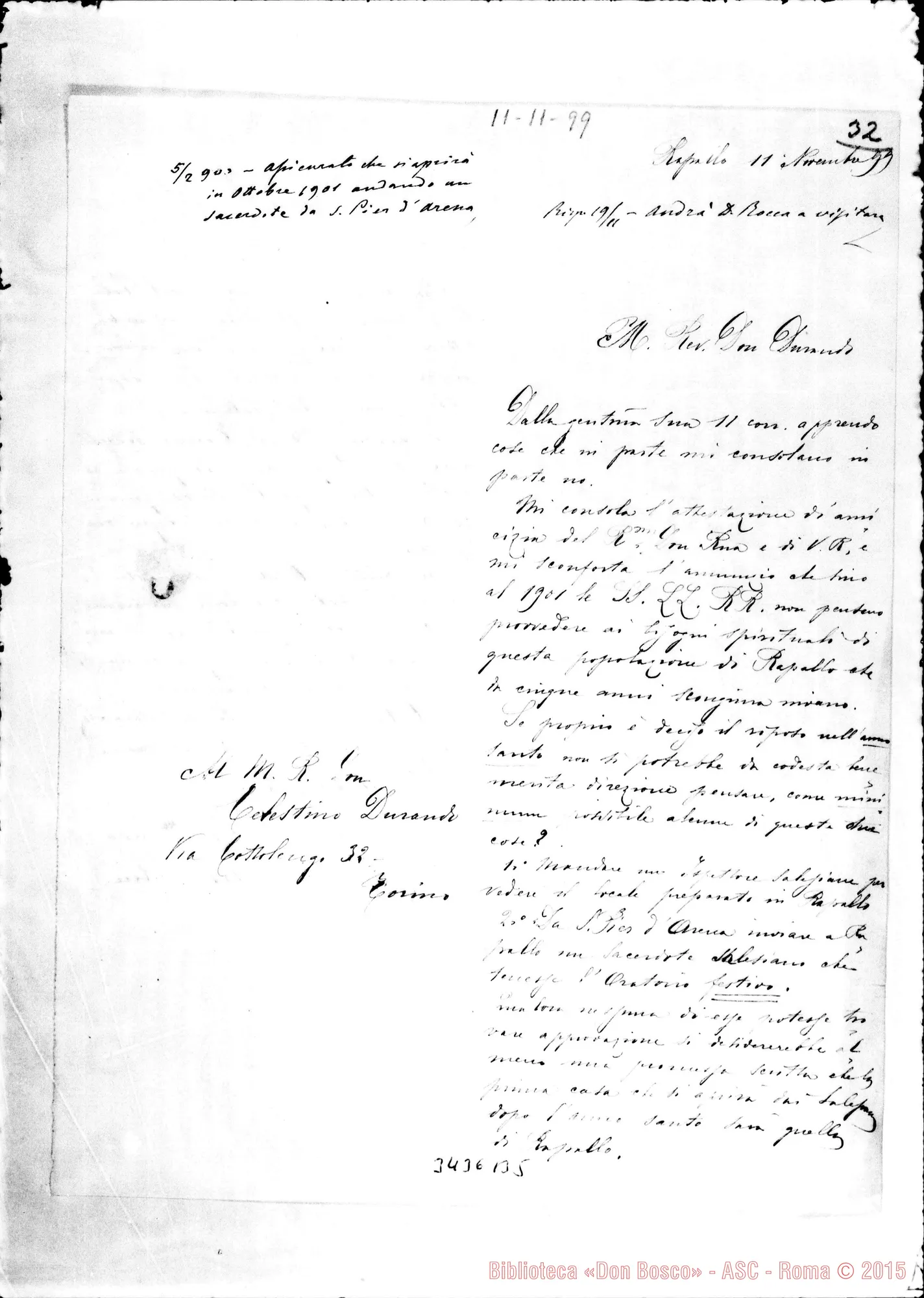 Fotogramma B 5 — Avv. Lorenzo Ricci-Don Durando. Rapallo, 11-11-1899