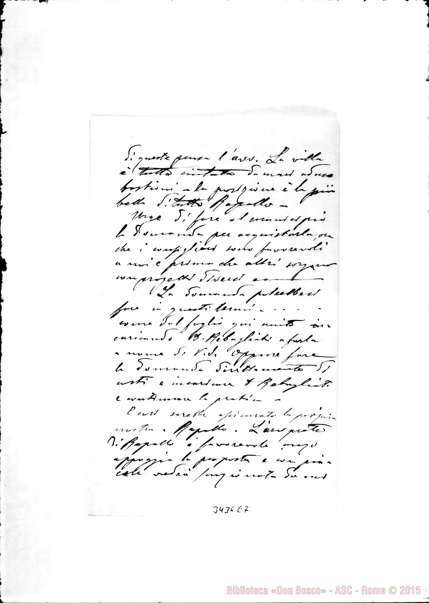 Fotogramma E 7 — Don Luigi Bussi-Don Rua. Sampierdarena, 5-11-1901