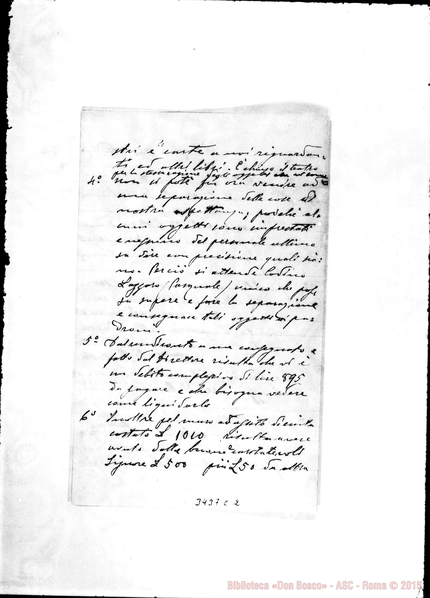 Fotogramma C 2 — Don Bussi Luigi-Sig. Avv. Sampierdarena, 19-10-1906